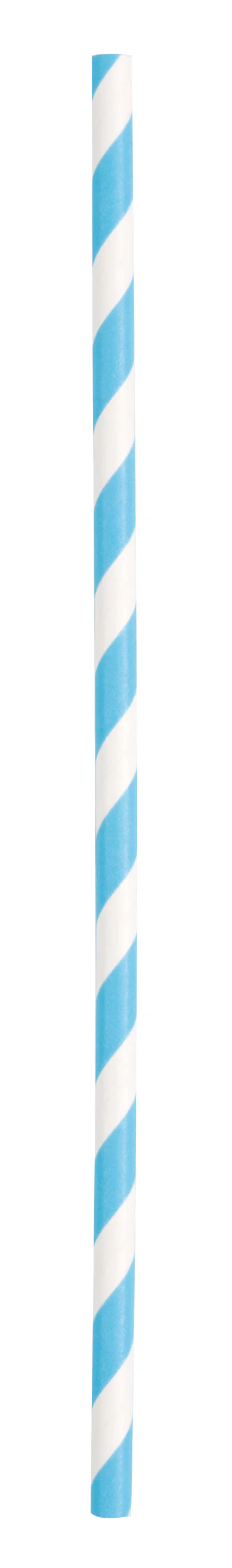 Powder Blue Paper Straws �C Perfect Touch for Birthday Celebrations!