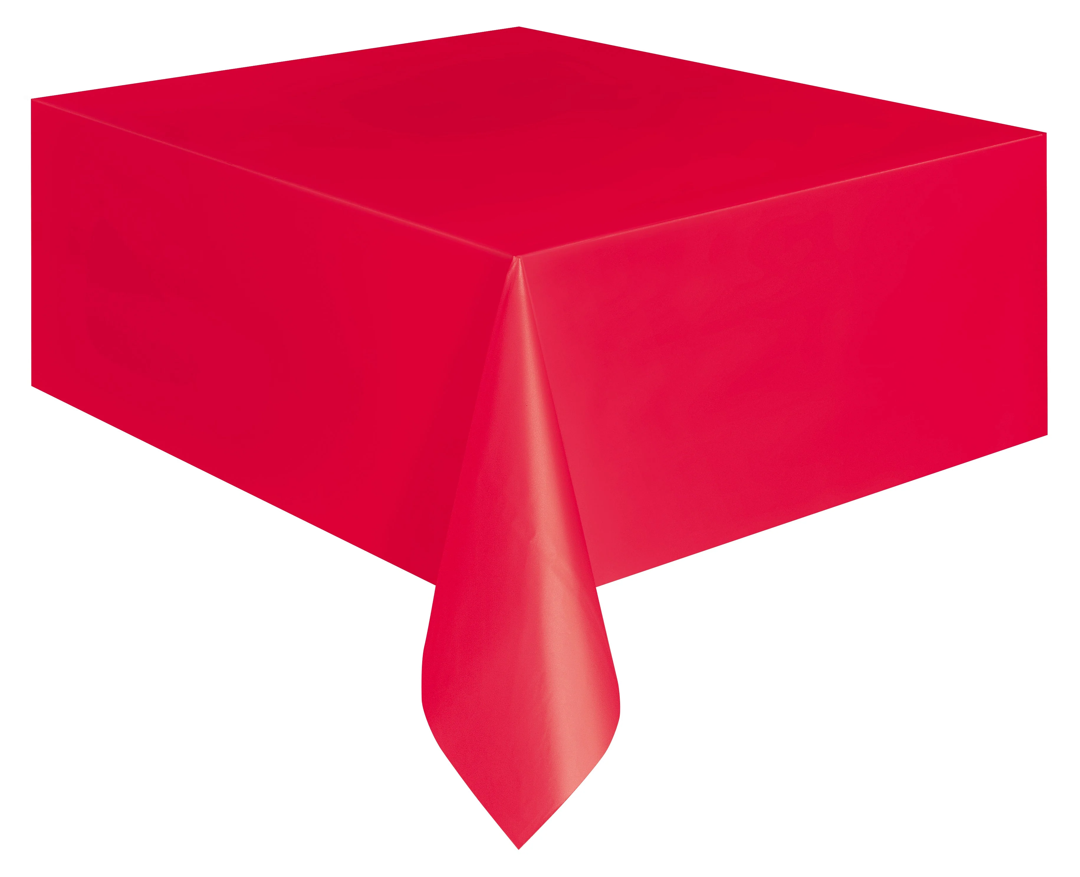 Ruby Red Solid Tablecloth - Affordable, Elegant Party Essential!