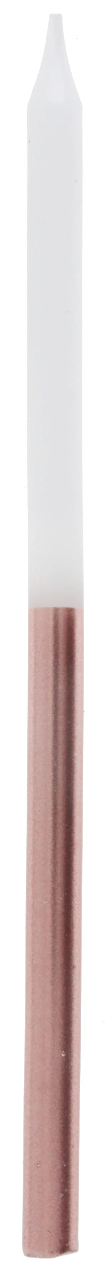 Elegantly Crafted, White Birthday Candle - Elevate Your Party's Aesthetics!