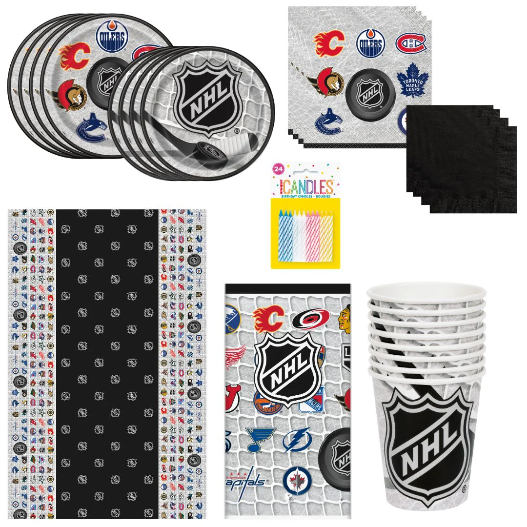 NHL Party Bundle: 85 Essential Supplies for Effortless Fun!