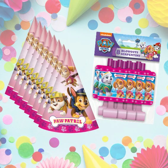 Skye Paw Patrol Party Supplies Bundle - Effortless Fun Awaits!