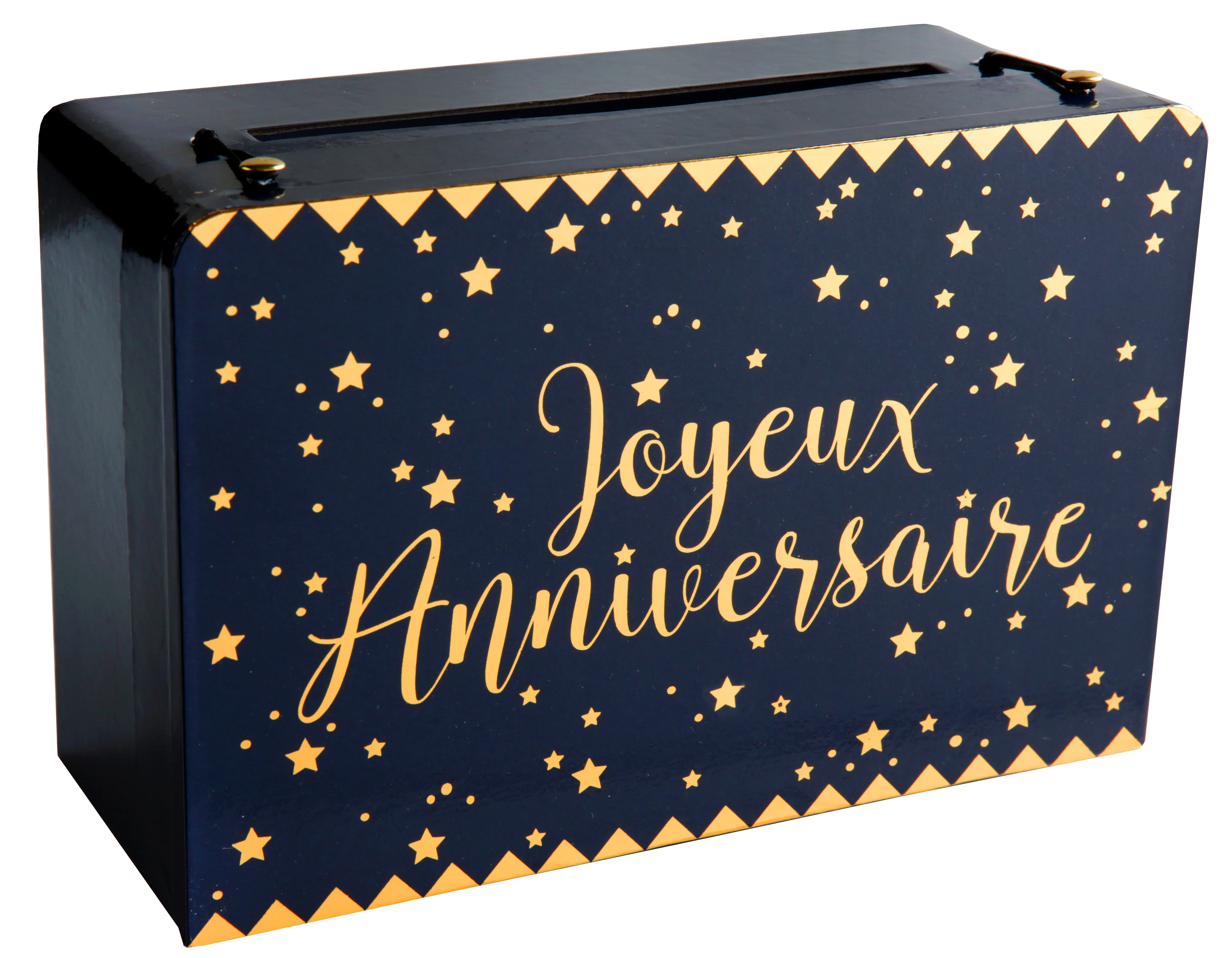 Chic Birthday Inspired Blue Piggy Bank: A Stylish, Elegant Gift for Celebrations