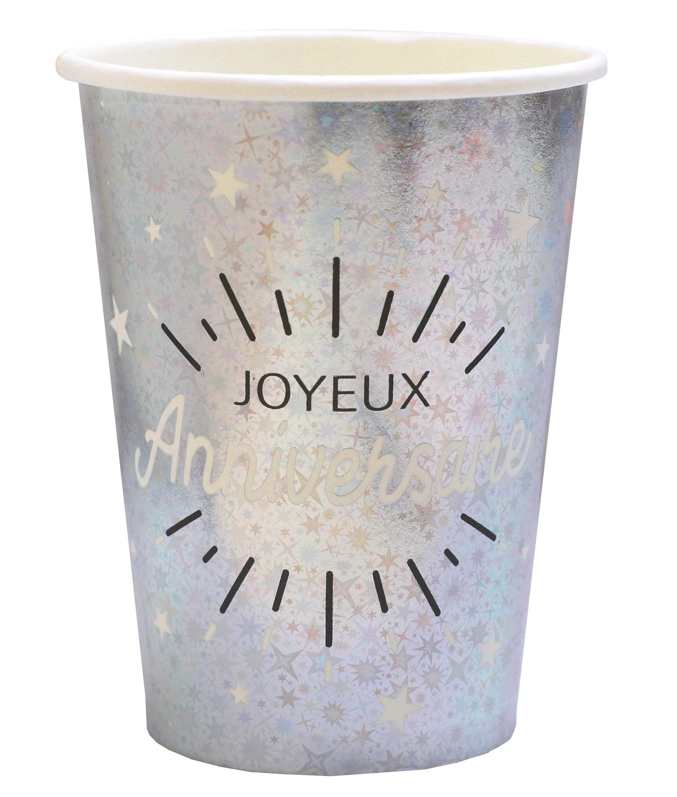 Elegant Shimmer Gold Birthday Paper Cups - Transform Your Party Aesthetics!