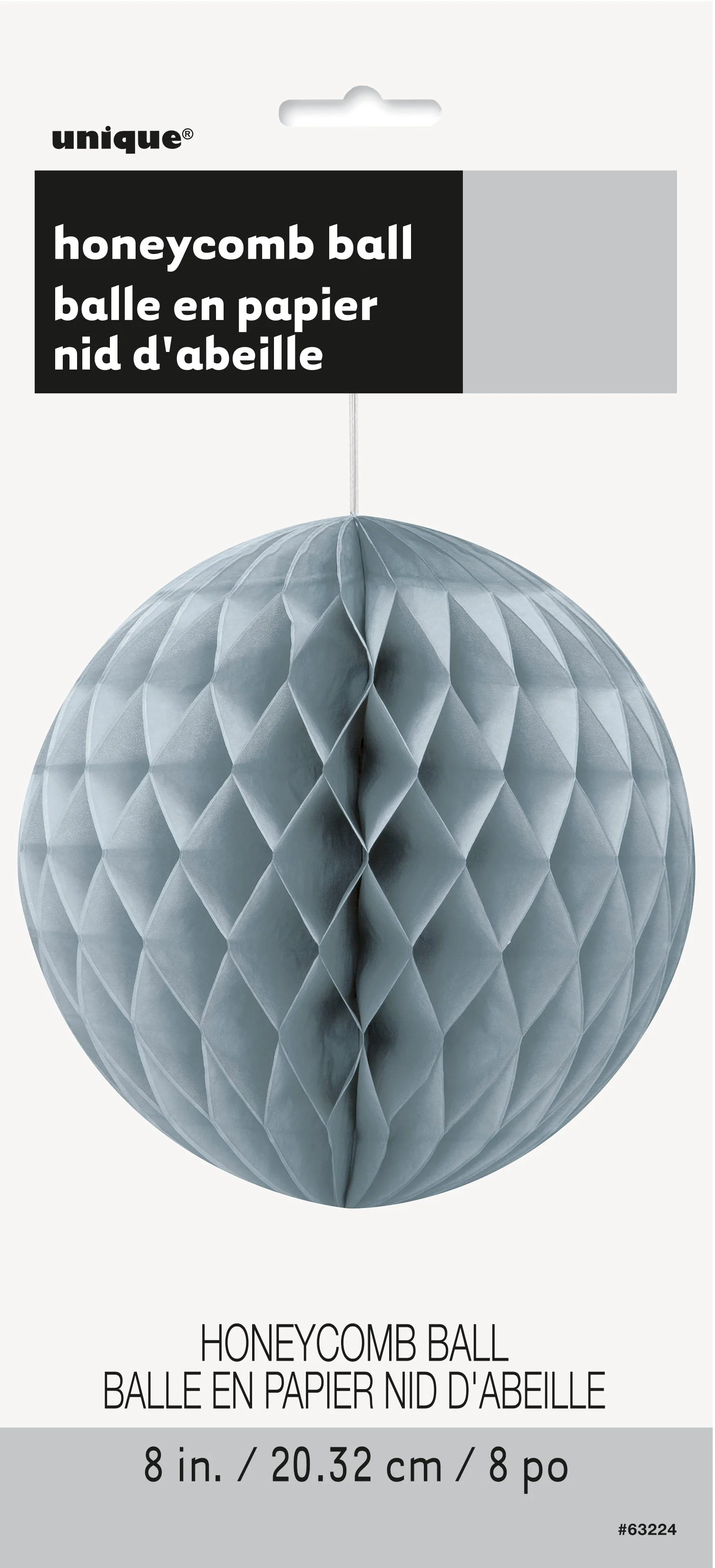 Silver Honeycomb Ball �C Affordable Party Decor for Elegant Celebrations!