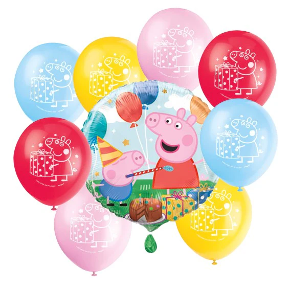 Peppa Pig Party Bundle: 9 Official Supplies for Effortless Fun!