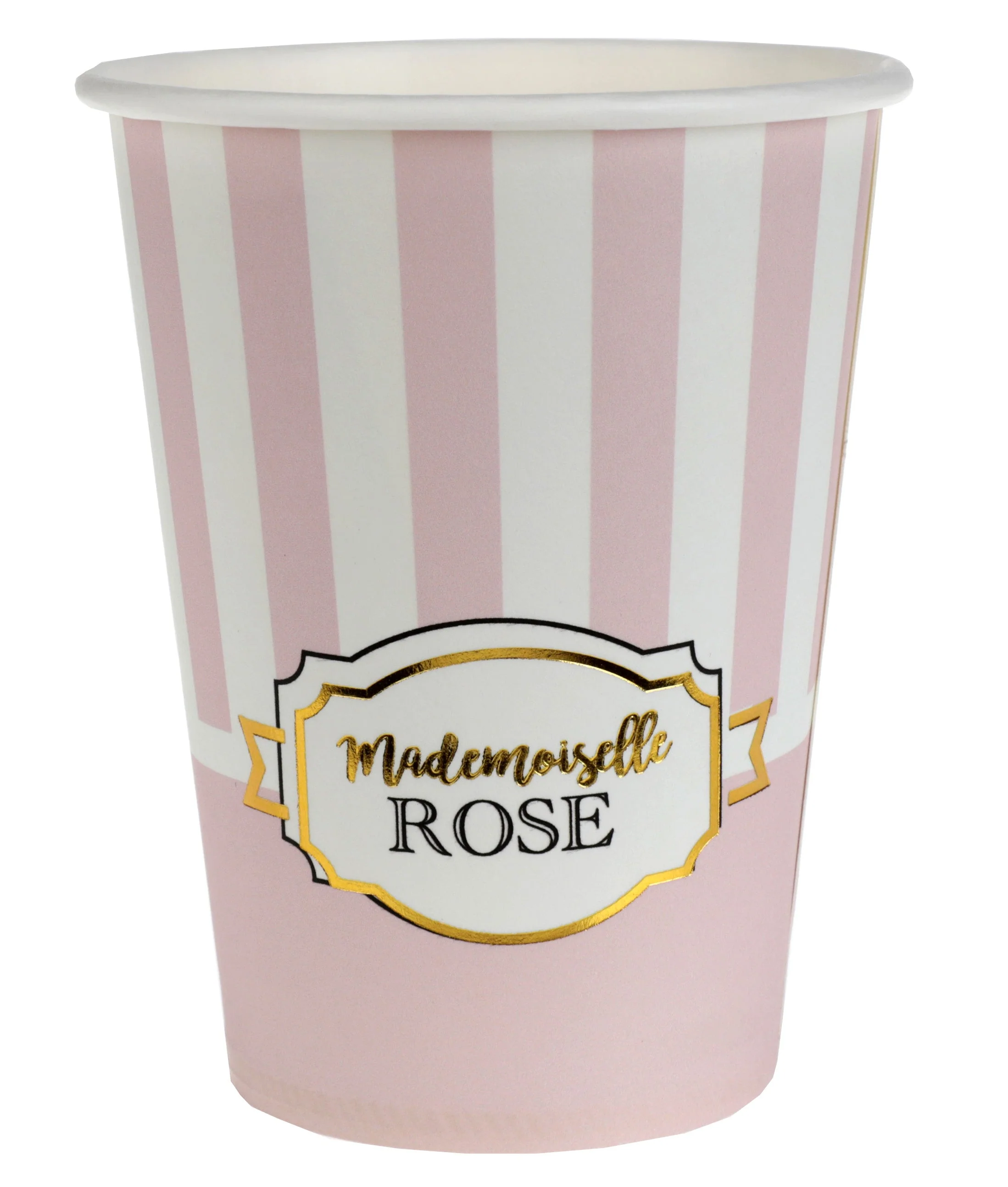 Elegant Pink Paper Cups for Baby Shower �C Pack of 10 �C Party in Style!