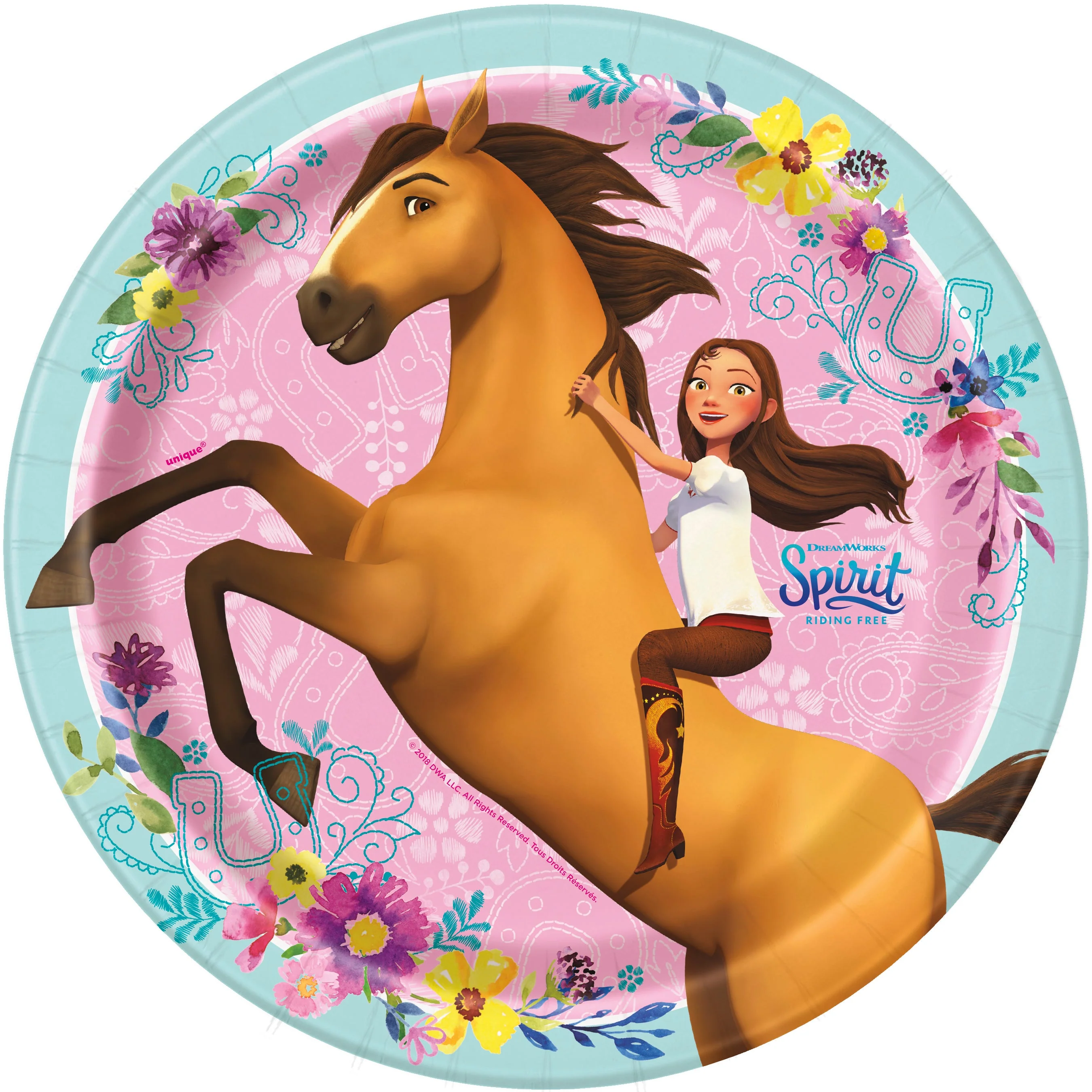 Adventure Awaits with Spirit Riding Free Dinner Plates: Saddle up for a Memorable Party!