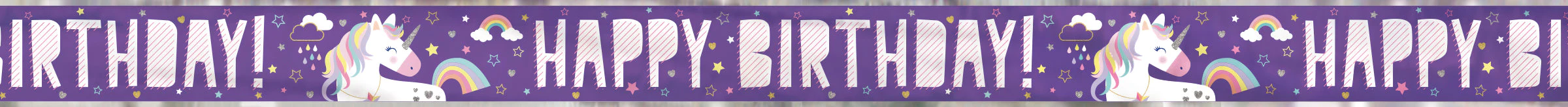 Enchanting Unicorn Party Banner - Affordable, Easy To Set Up, Perfect for all Celebrations