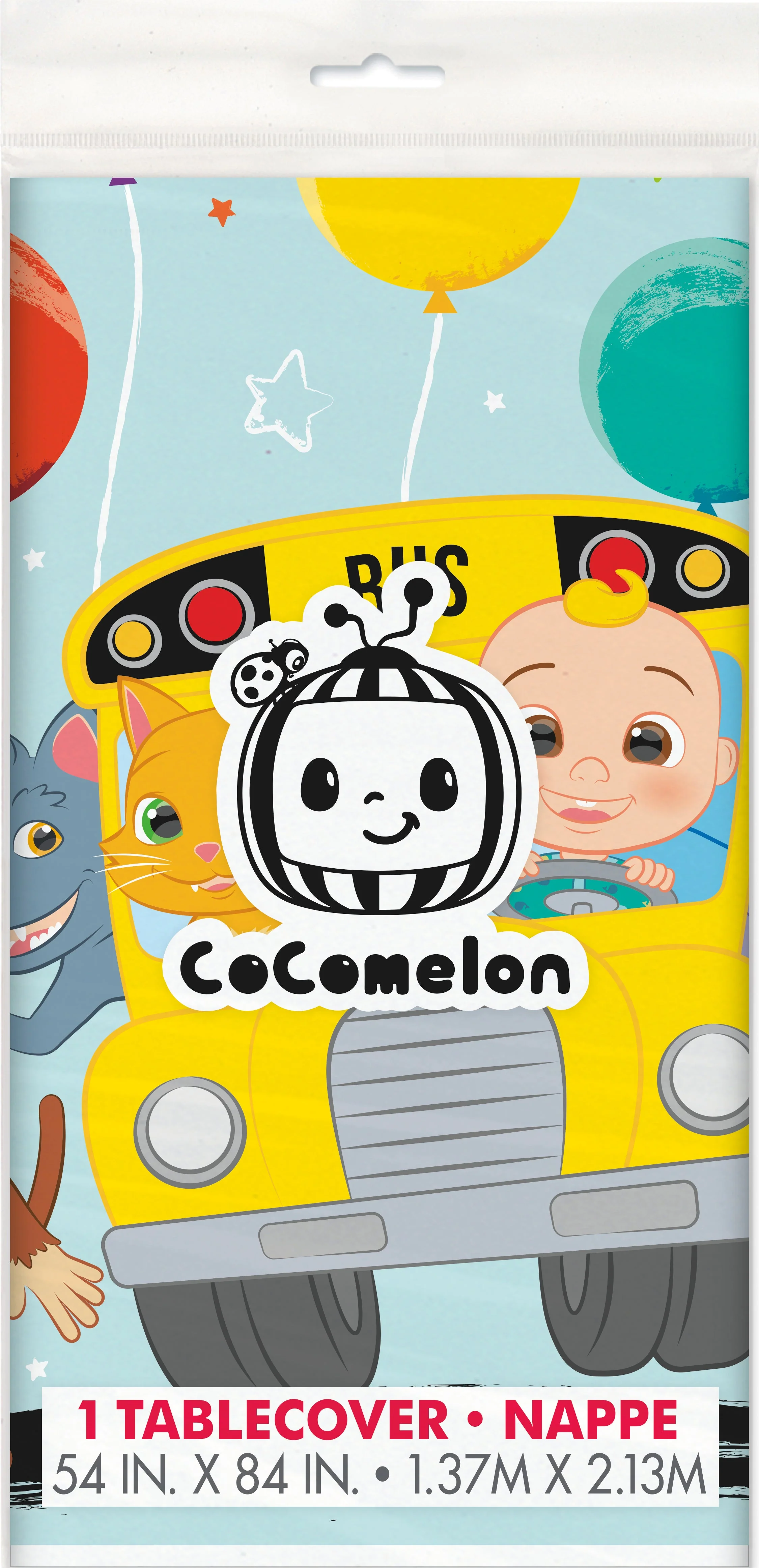 Vibrant Cocomelon Tablecover �C Let the Melody Begin!