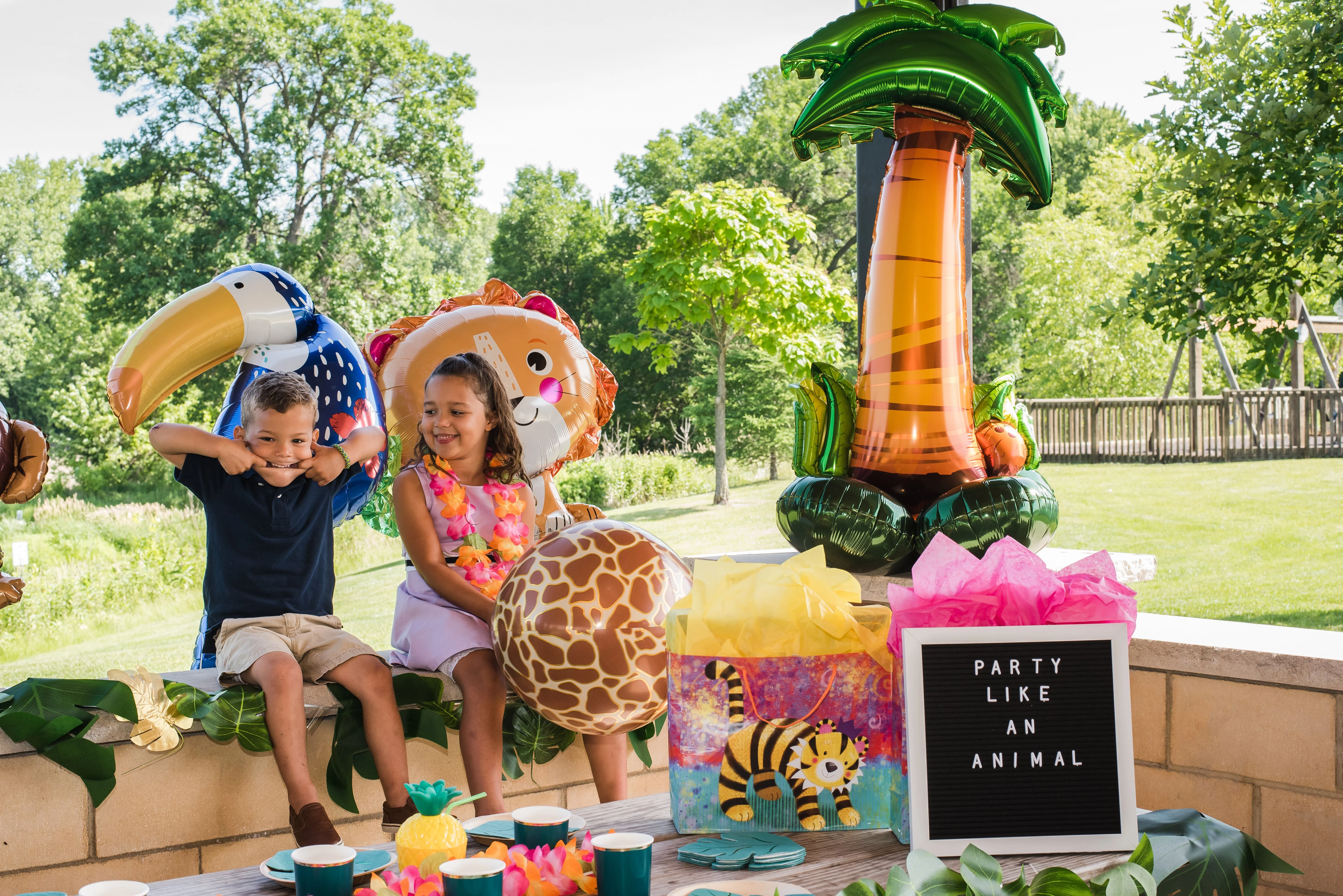 56-Inch Giant Tropical Party Balloon - Perfect Decoration with Superior Float Time!