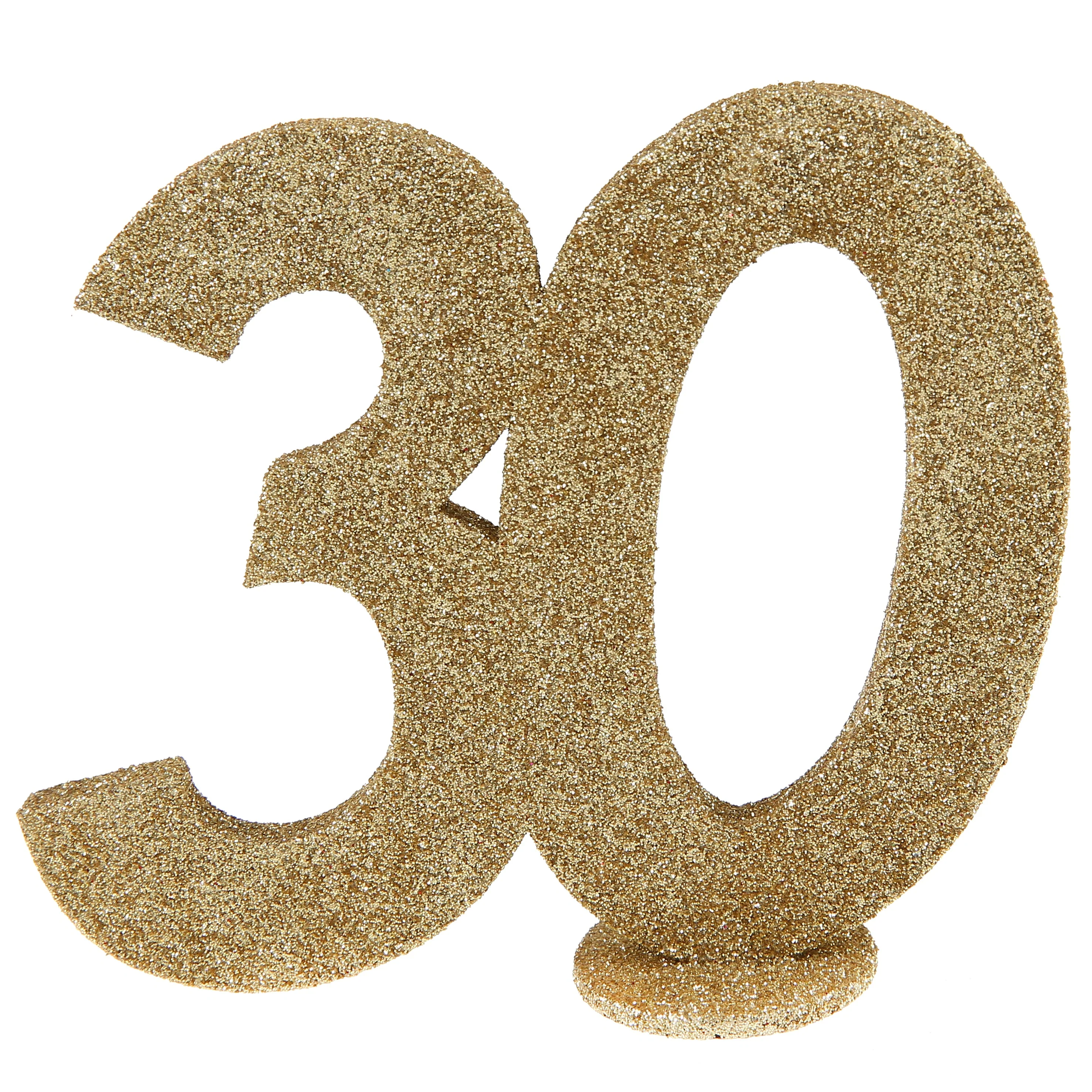 Elegant Golden Number 30 Decoration - The Trend-Setting Showstopper for Memorable 30th Celebrations