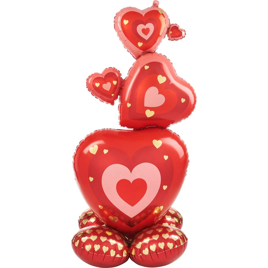 Airloonz Love-Themed Foil Balloon - Perfect Party Decor with Superior Float Time