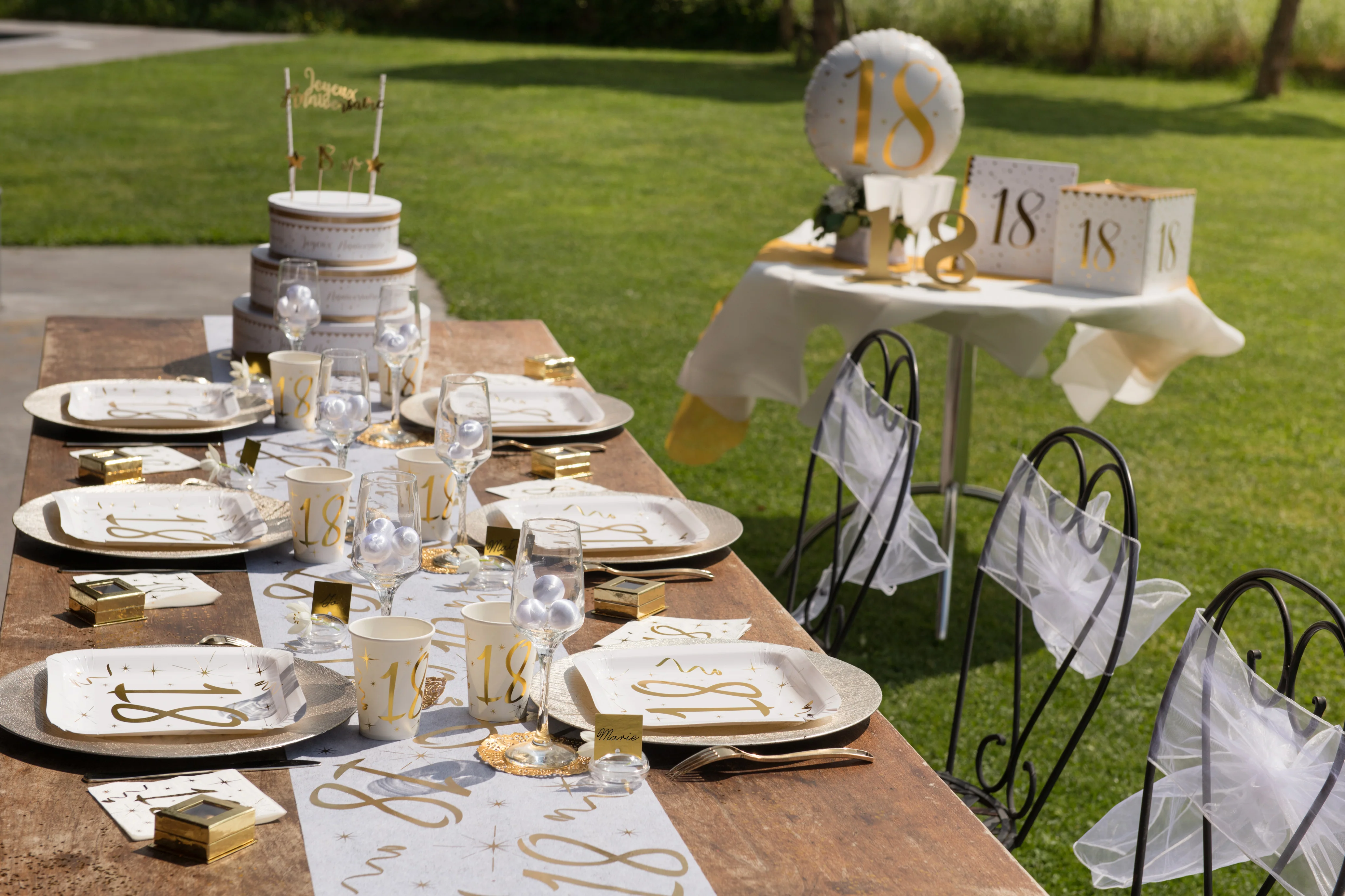 30th Birthday Elegance: Gold Dinner Plates for Chic, Trend-Setting Celebrations
