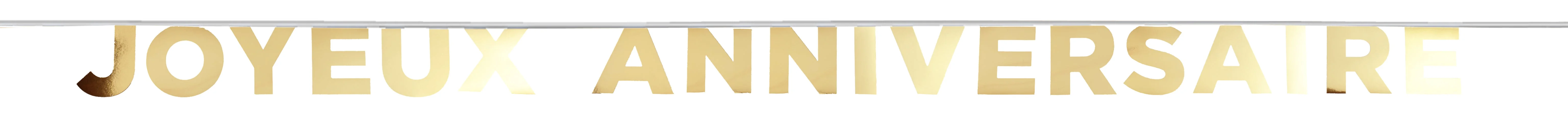 Elegant Gold Birthday Banner -Transform Your Party with Stylish Aesthetics