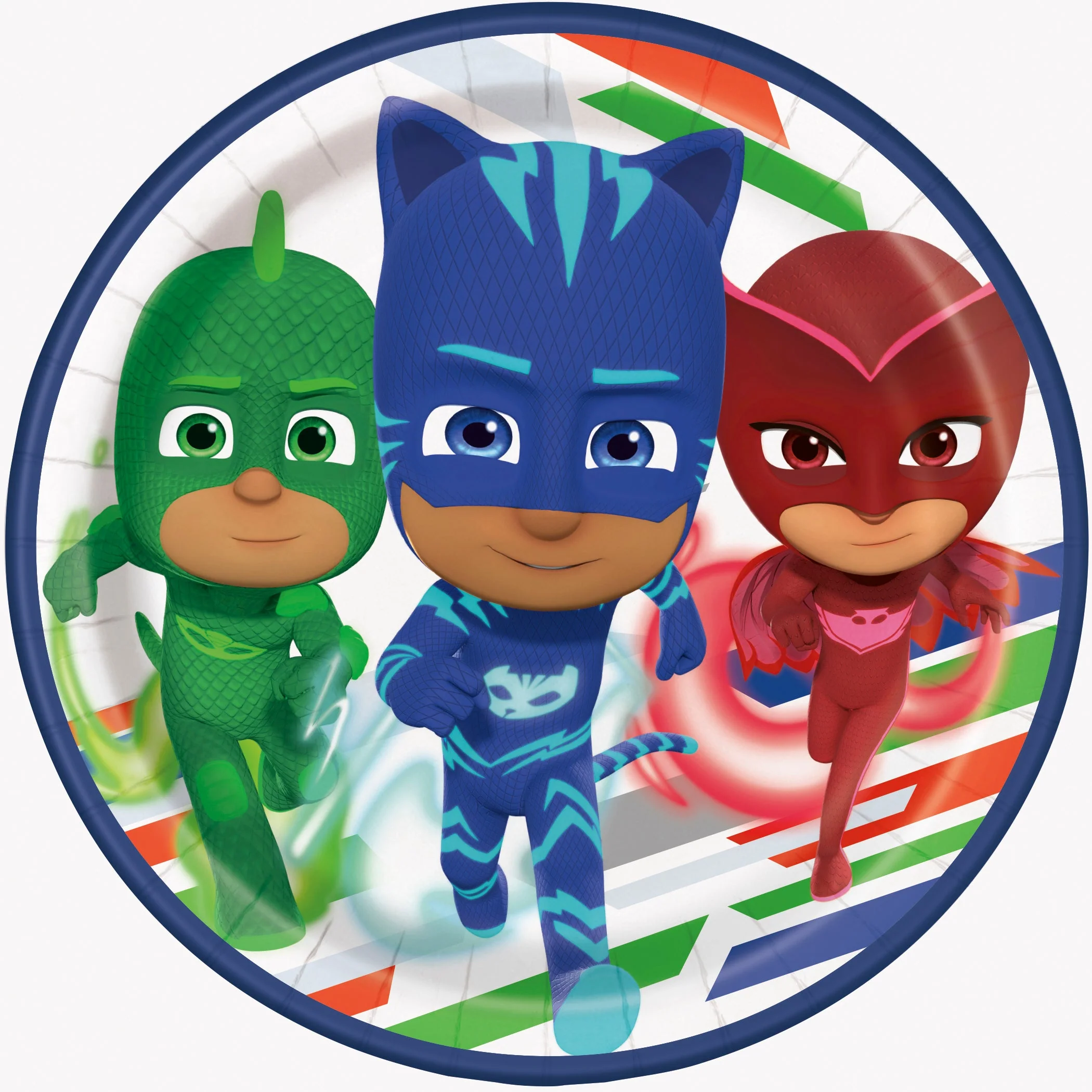 PJ Masks Dessert Plates - Perfect Party Decor for Unforgettable Birthdays!
