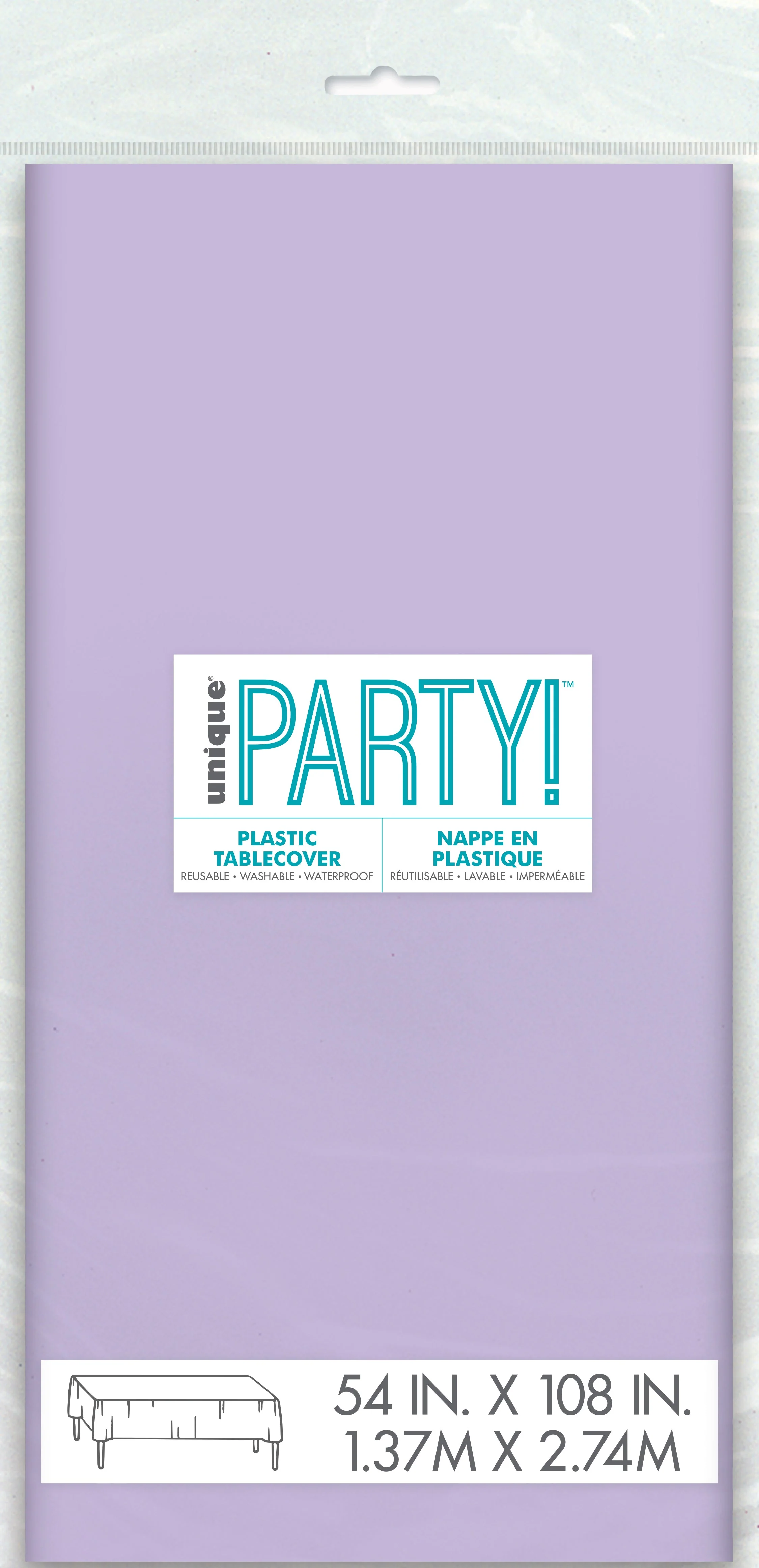 Lavender Solid Tablecloth - Affordable Elegance for Your Birthday Party!