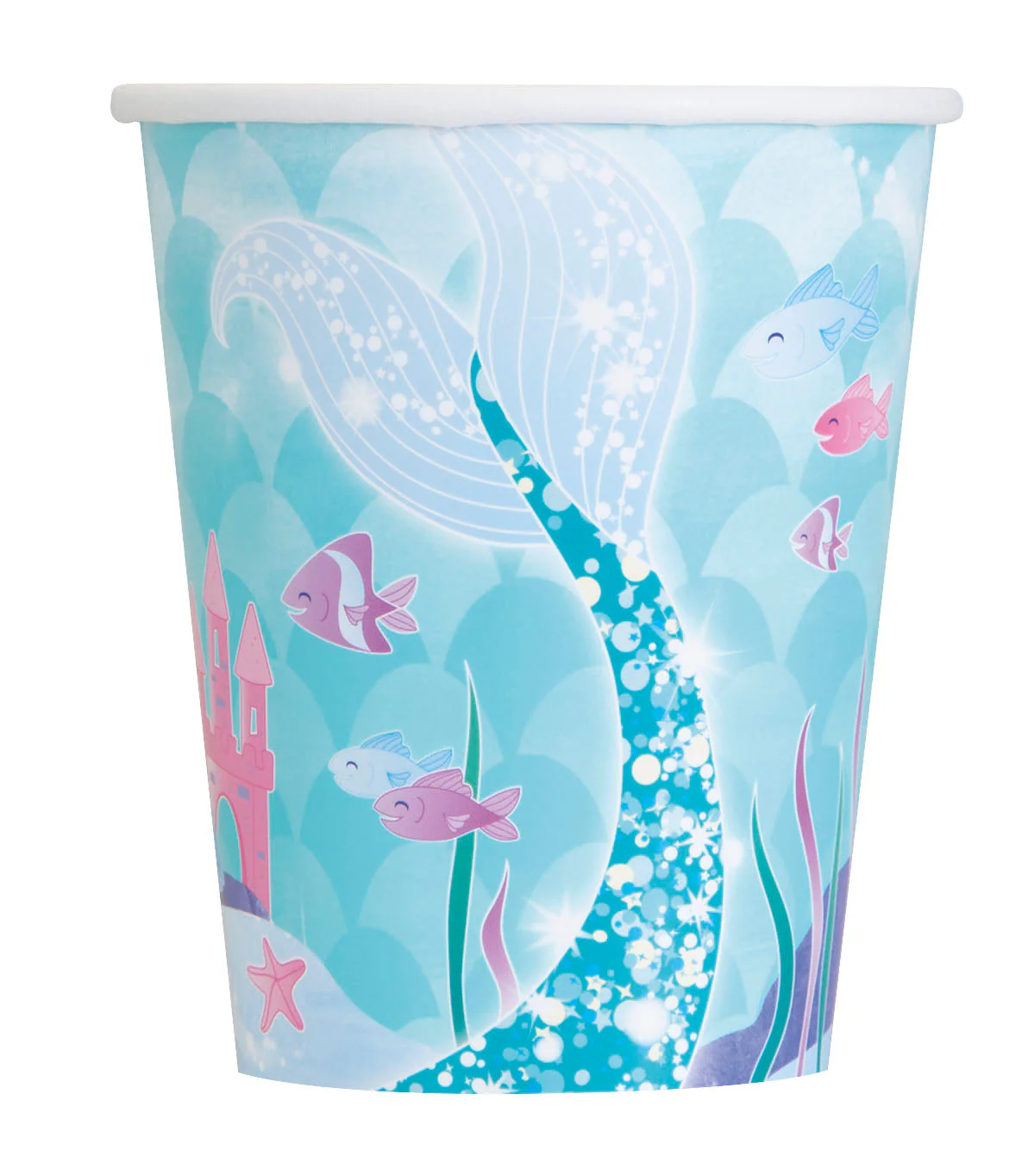 Mermaid Paper Cups - Perfect Theme for Magical Anniversary Celebrations