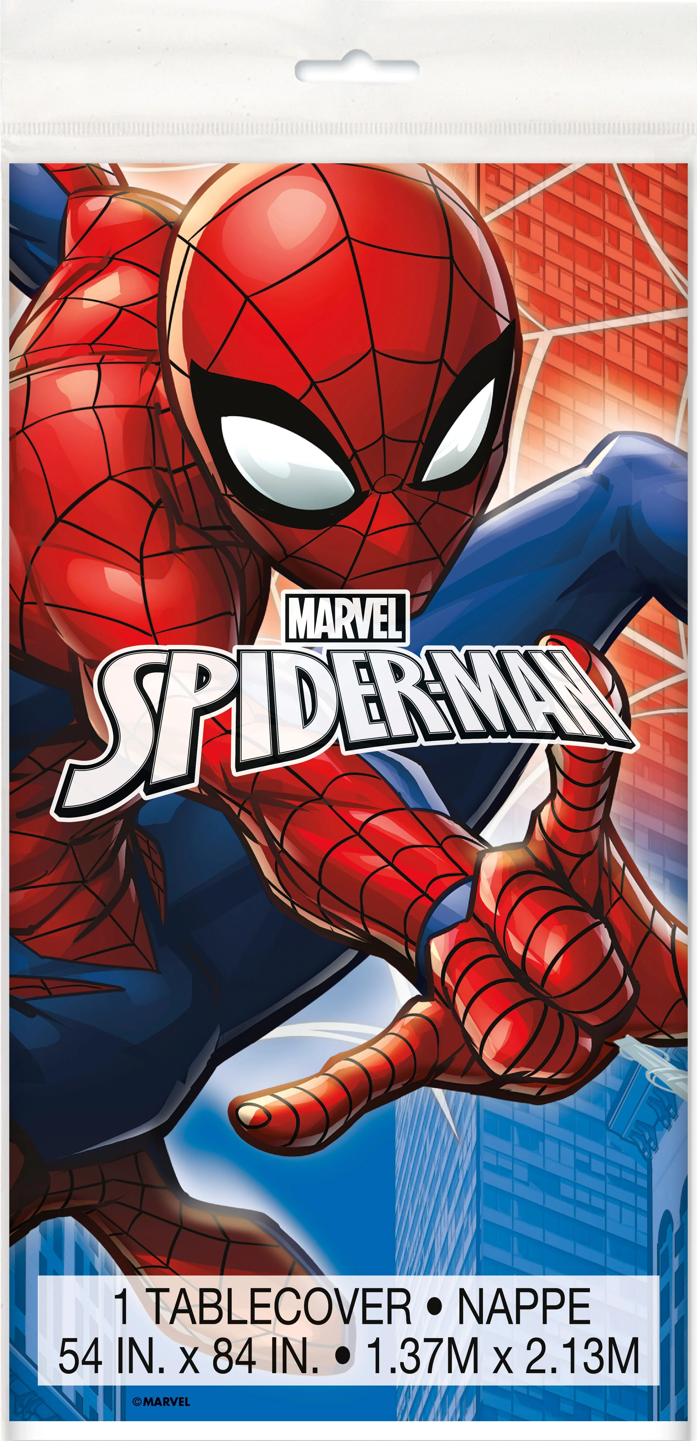 Web-Tastic Spider-Man Tablecover �C Swing into Party Action!