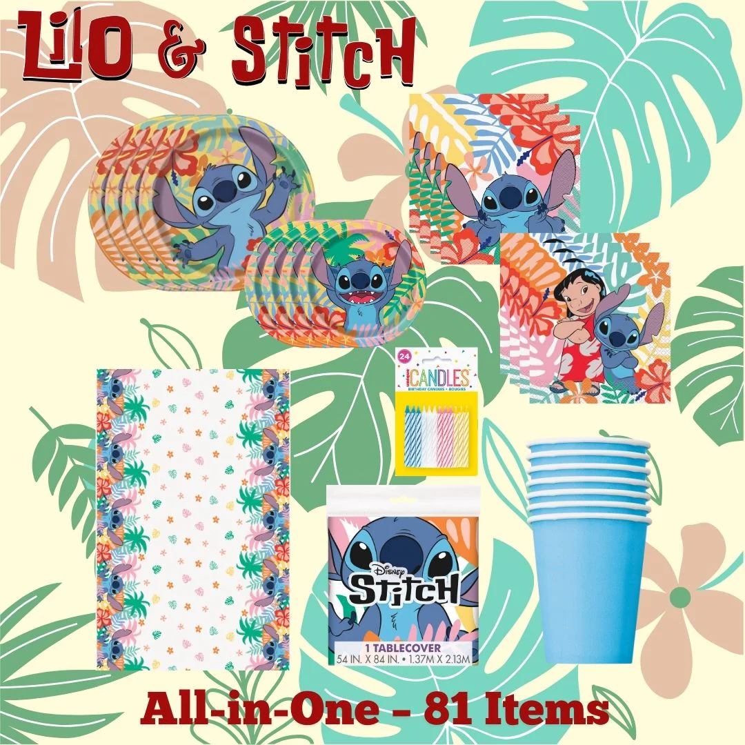 Lilo and Stitch Party Bundle �C Complete Supplies for Joyful Celebrations!