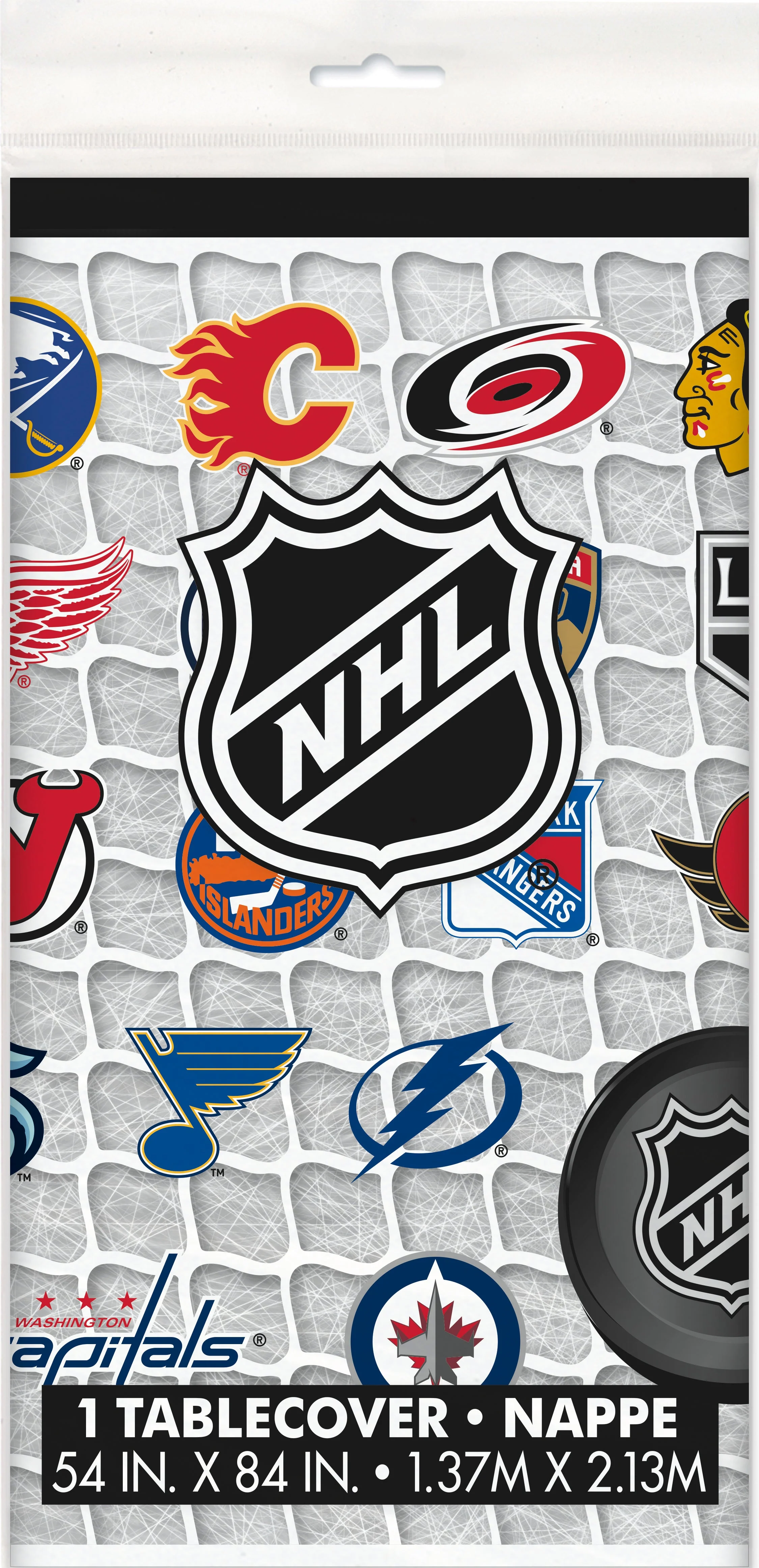 Ice-Ready NHL Tablecover �C Faceoff with Festive Flair!