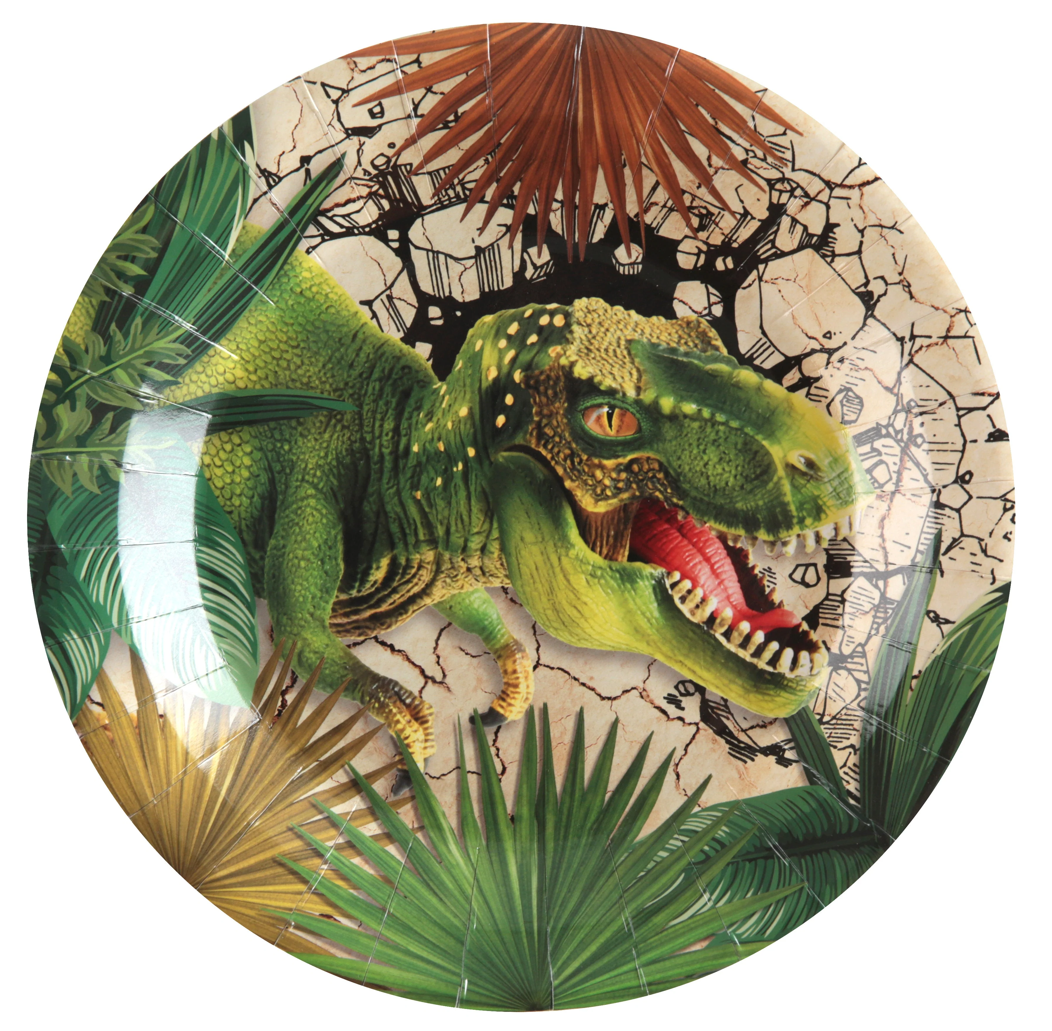 Dinosaur Themed Dinner Plates - A Chic Twist to Party Decor with Classy Elegance