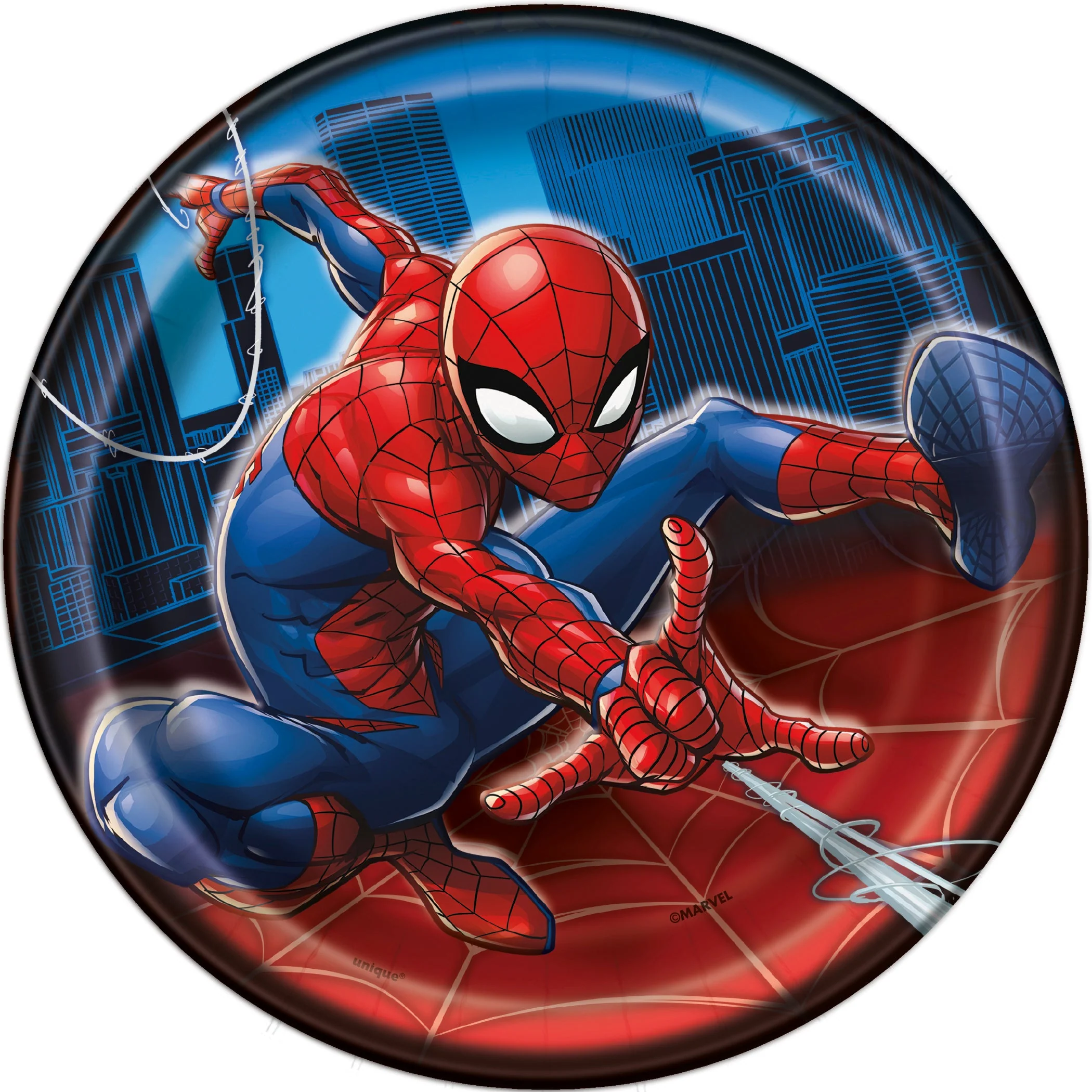 Swing into Action with Spider-Man Dessert Plates: Supercharged Delights for an Amazing Party!
