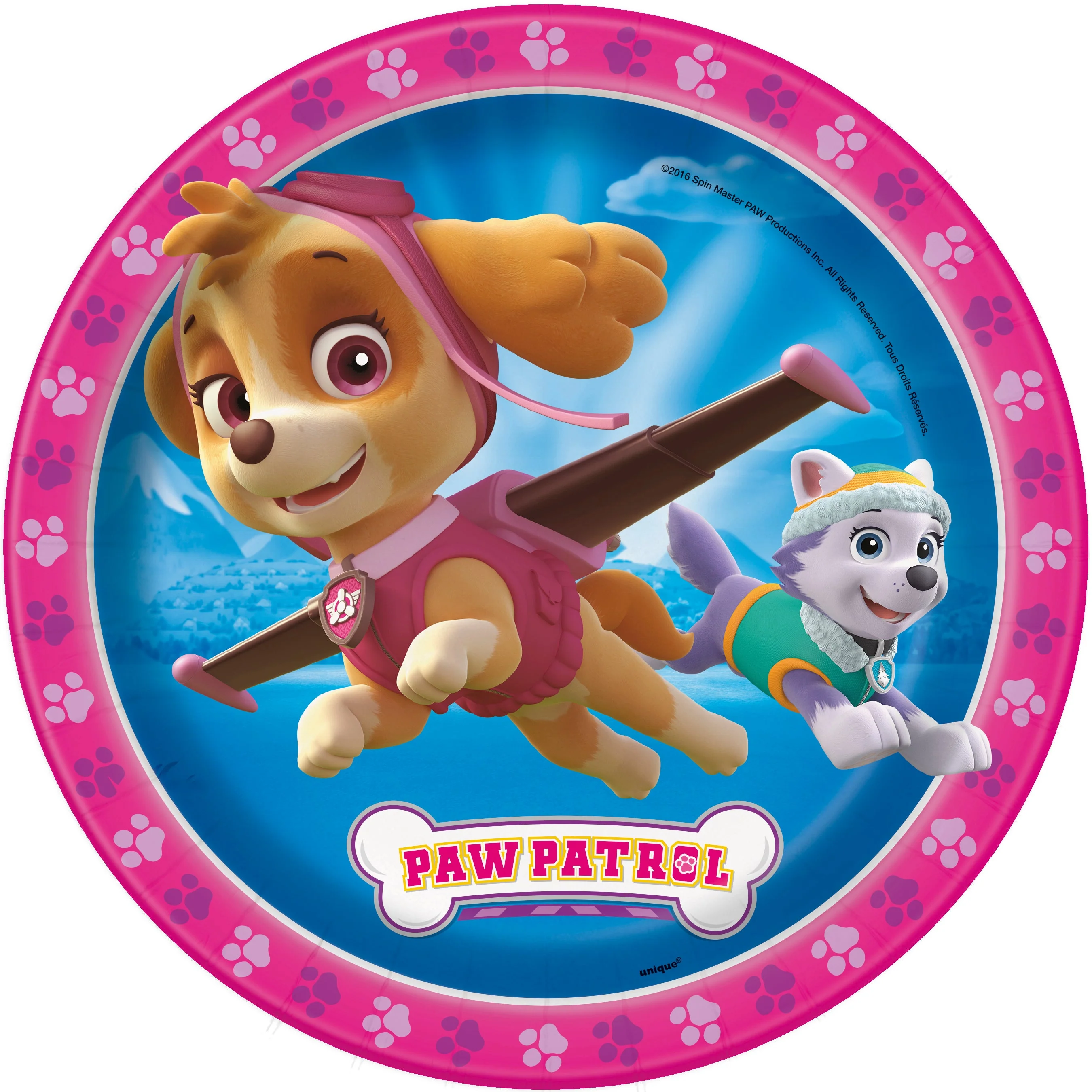 Elevate the Fun with Skye Paw Patrol Round Dinner Plates: Adventure Awaits!