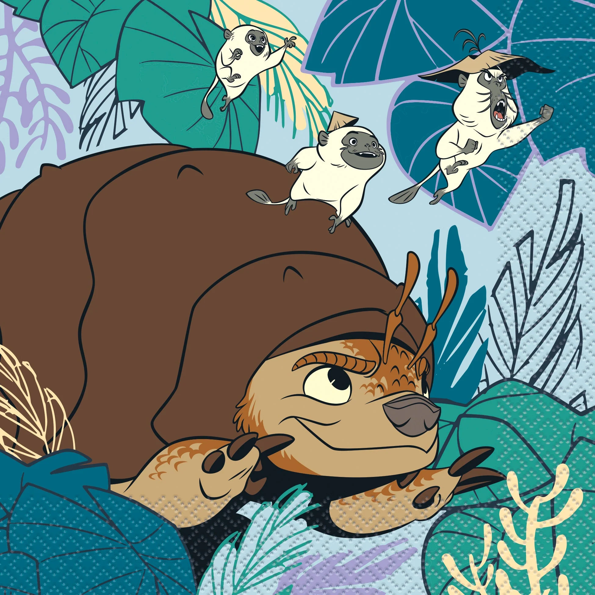 Embark on a Majestic Journey with Raya Lunch Napkins - Unleash the Magic!