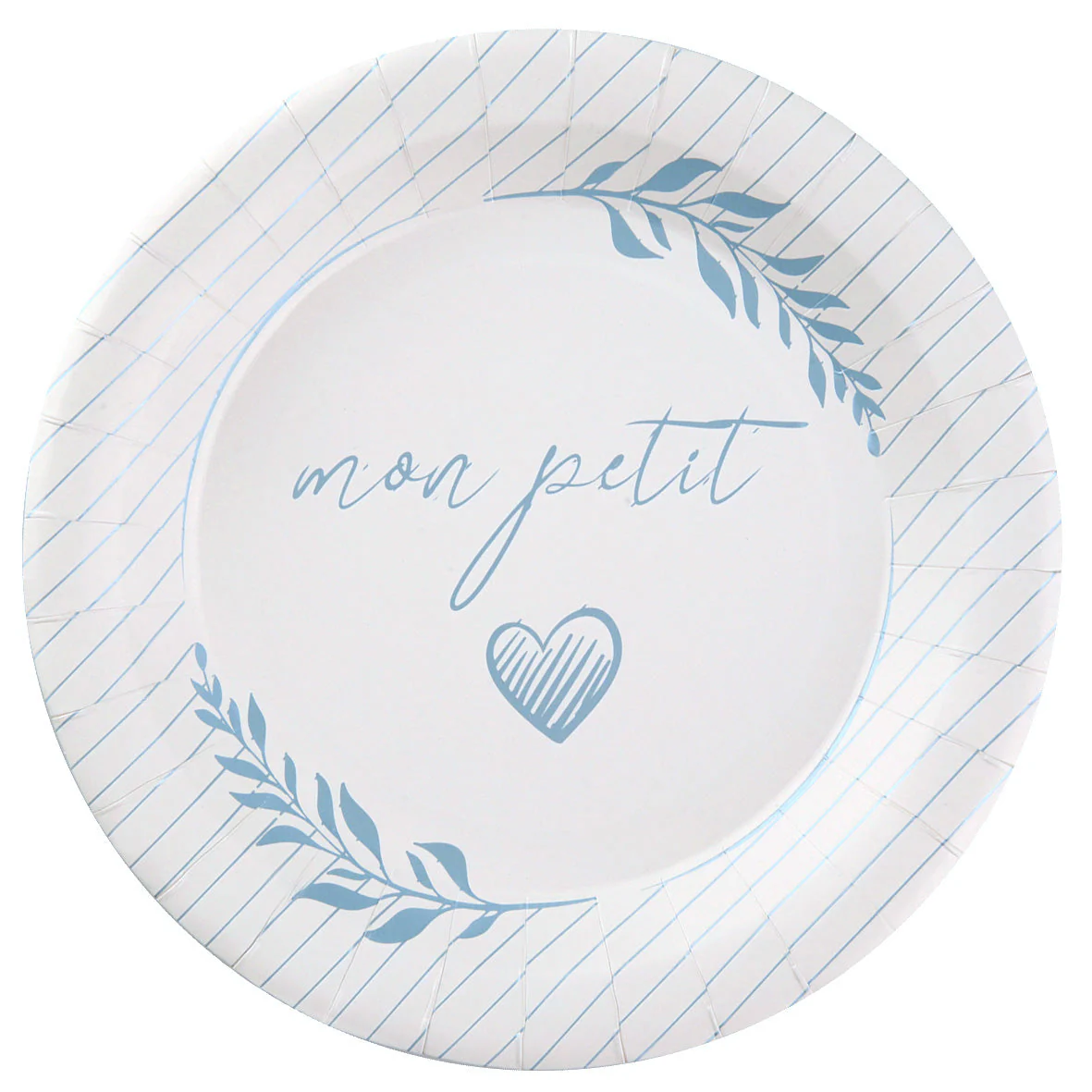 Elegant Baptism Party Supplies: Trend-setting Sky Pearly Dinner Plates