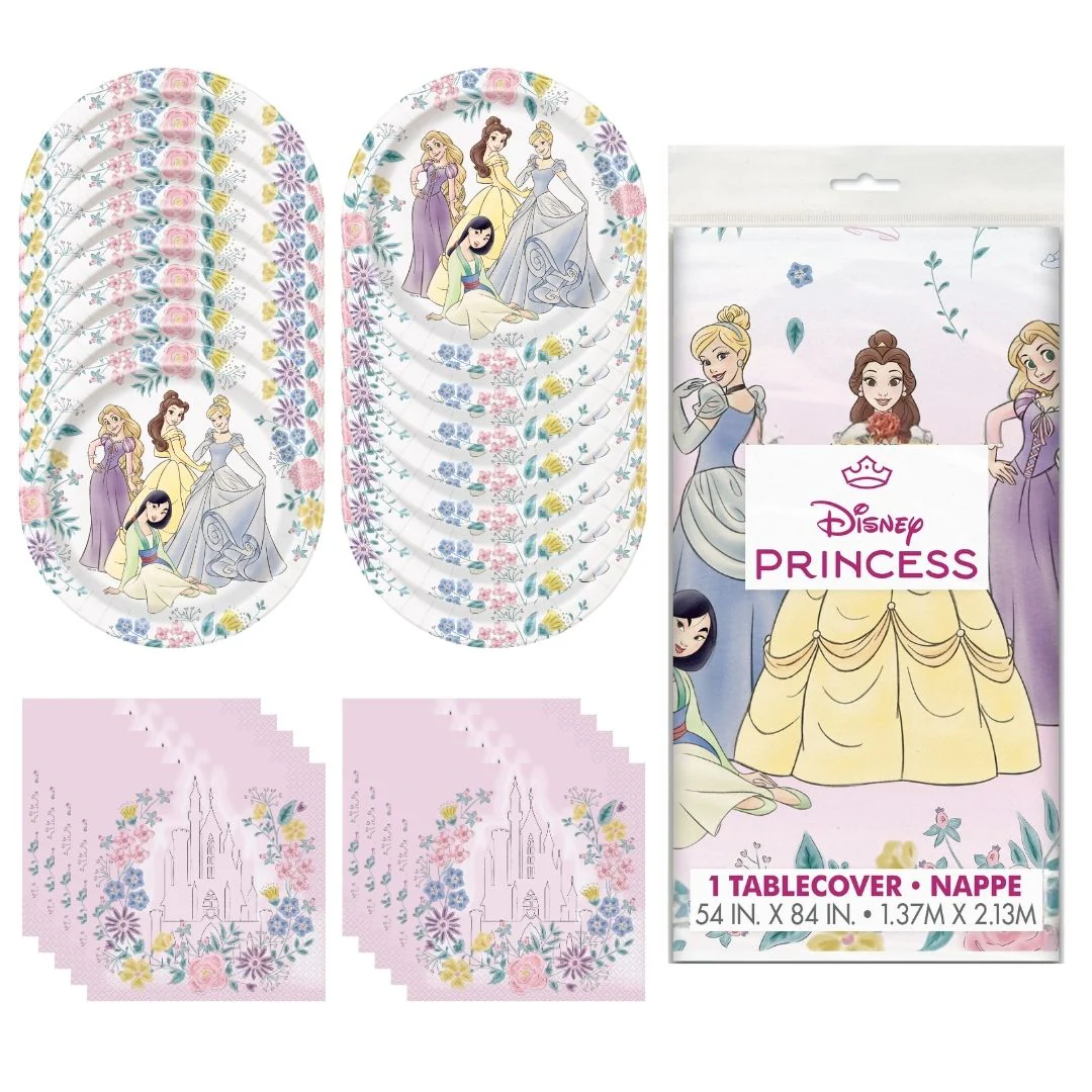 Disney Princesses 2 Bundle: 33 Party Supplies for Magical Birthdays!