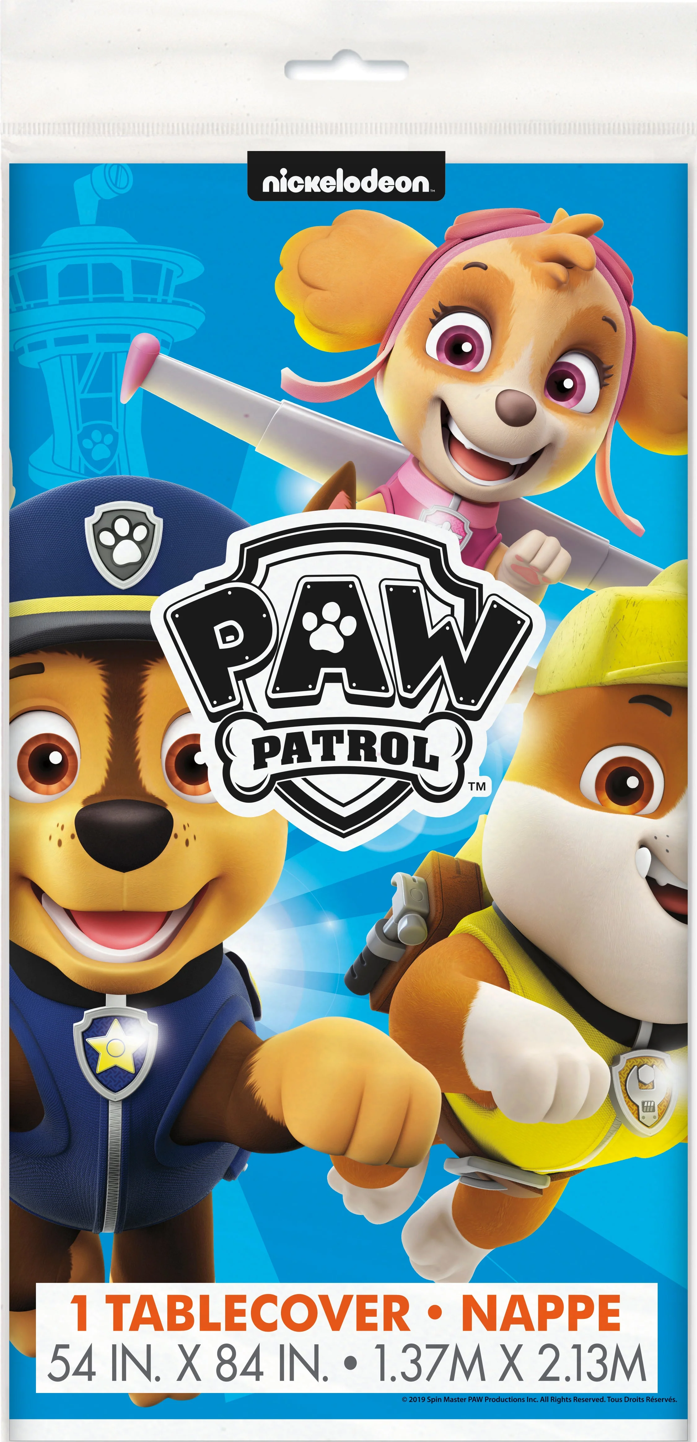 Easy Setup Paw Patrol Tablecloth: Affordable, Themed Party-Essential for Festive Celebrations