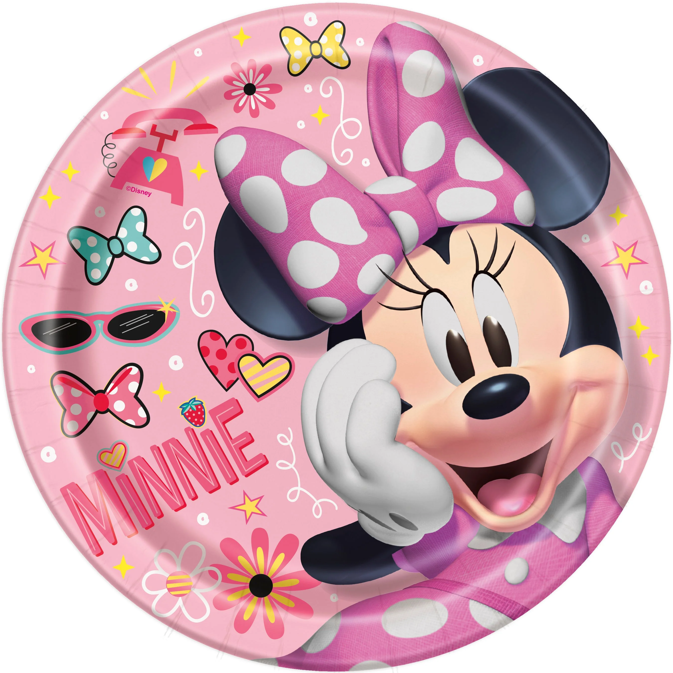 Whimsical Minnie Mouse Dinner Plates: Add Disney Magic to Your Party!