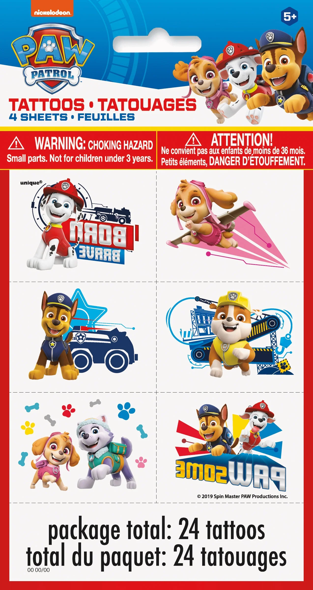 Paw Patrol Tattoos - Join Ryder and the Pups on Exciting Rescue Missions!