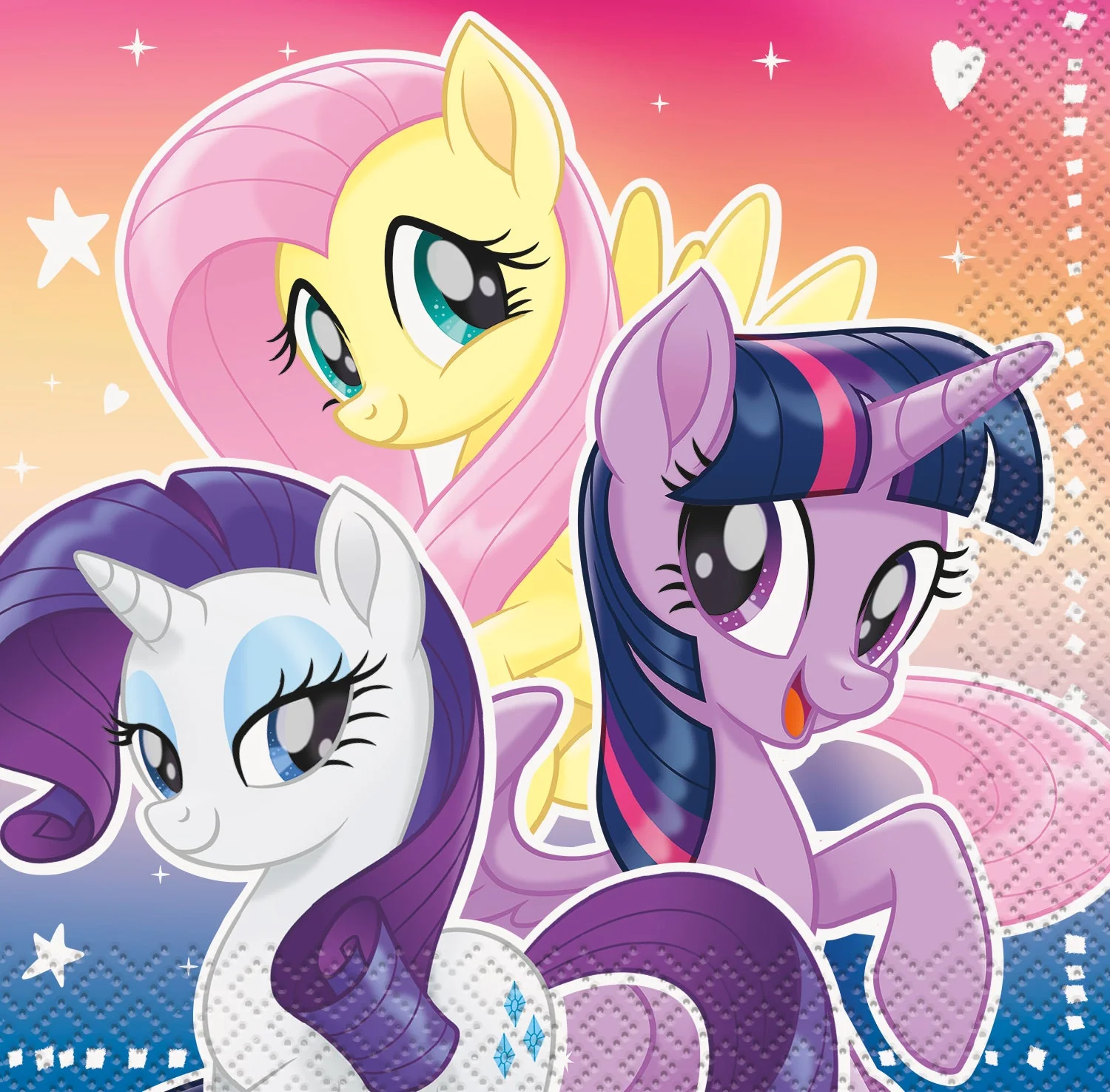 Magical Adventures Await with My Little Pony Beverage Napkins - Let Your Imagination Soar!