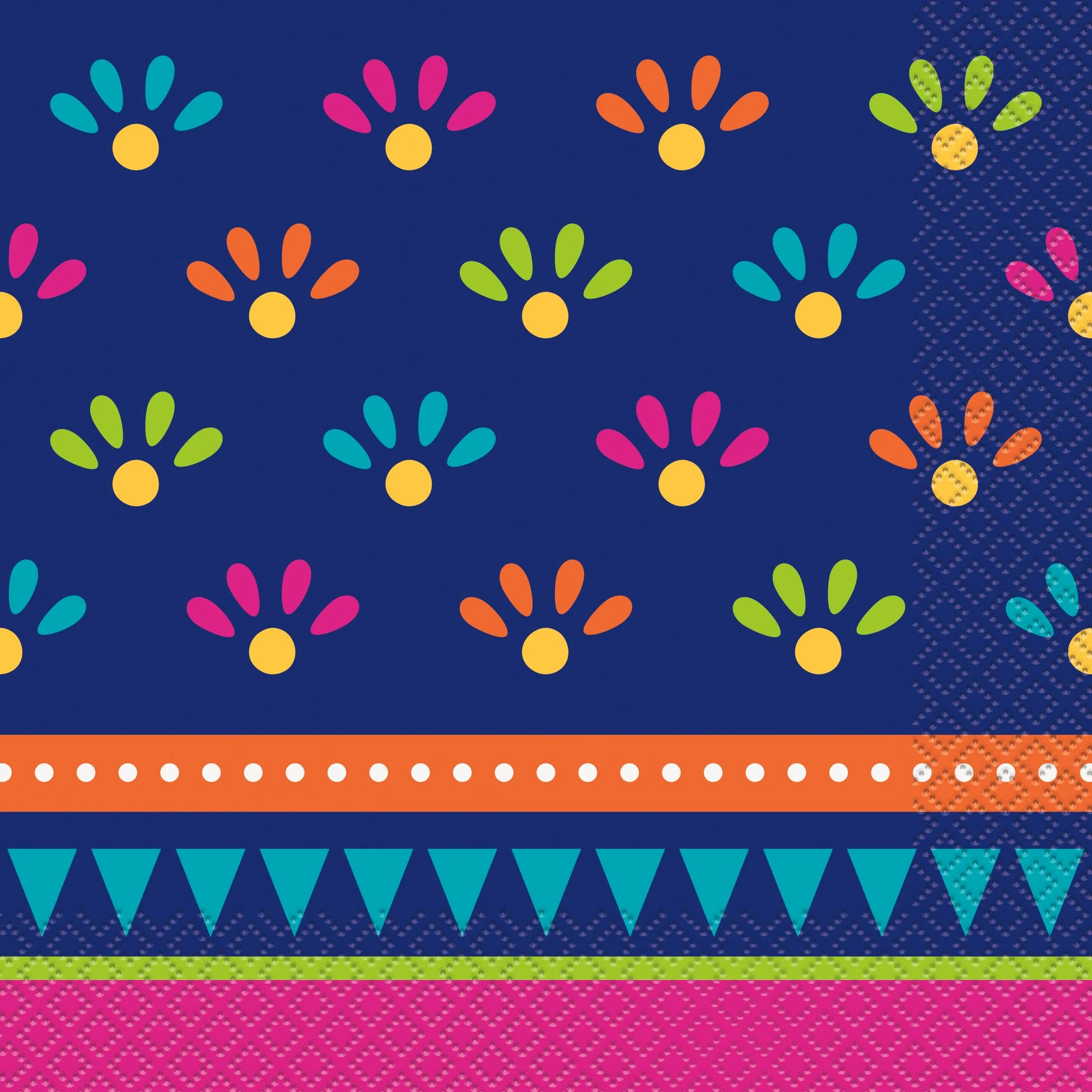 Affordable Boho Fiesta Luncheon Napkins - Easy Setup, Perfect for Birthdays