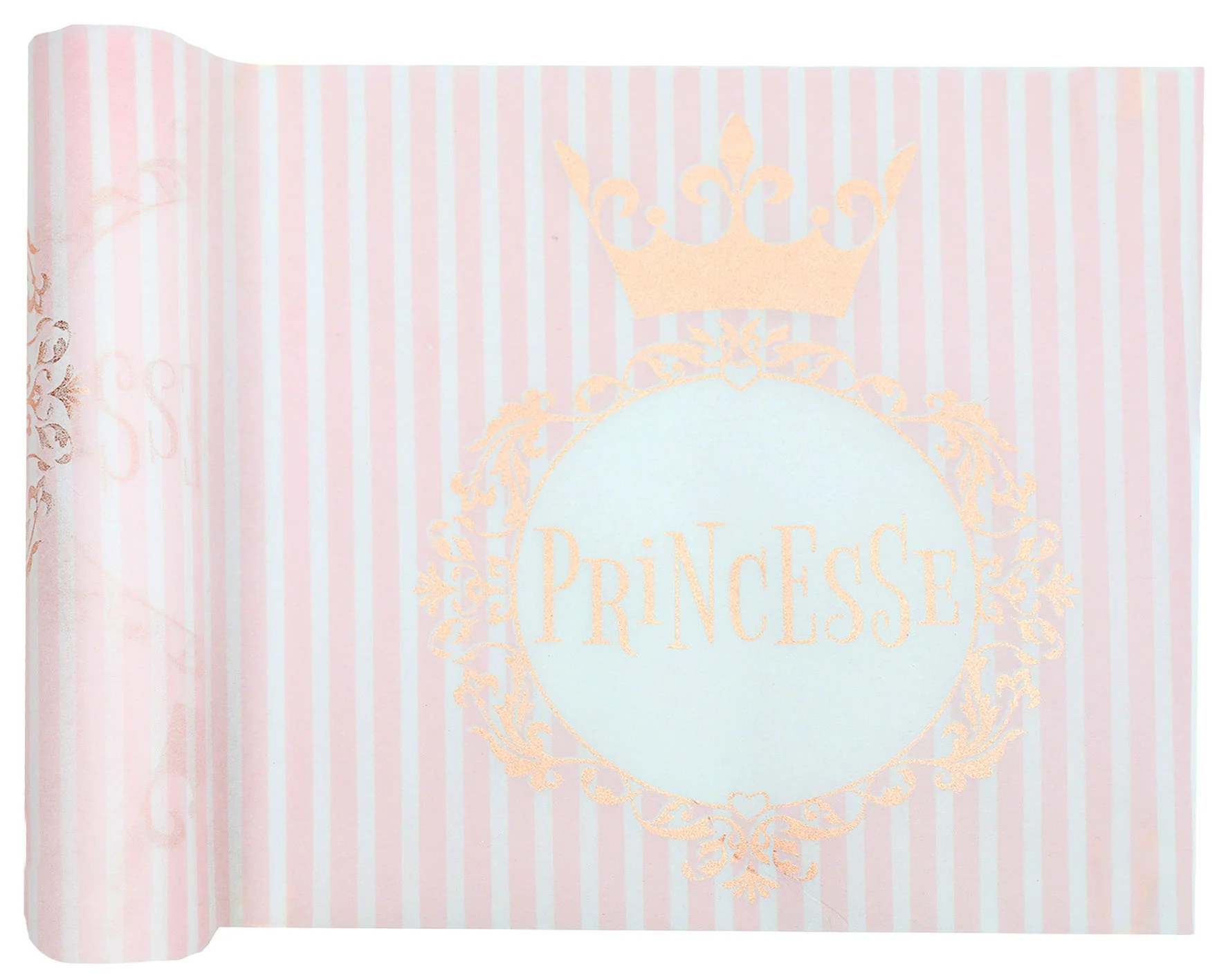 Elegant Pink Metallic Princess Table Runner - Make Your Events Unforgettable