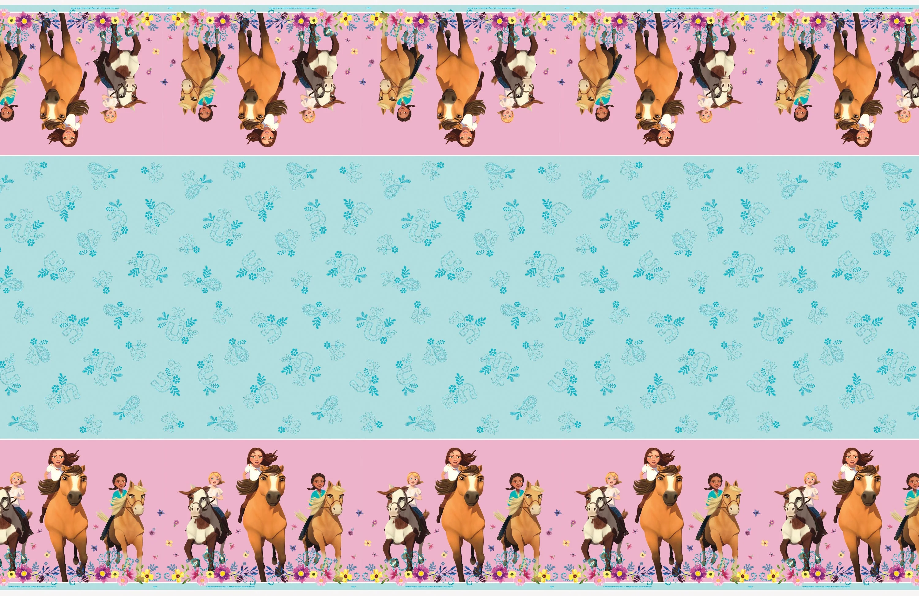Wild Frontier Spirit Riding Free Tablecover �C Gallop into Party Fun!