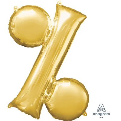Dazzling Gold Foil Balloon - 34