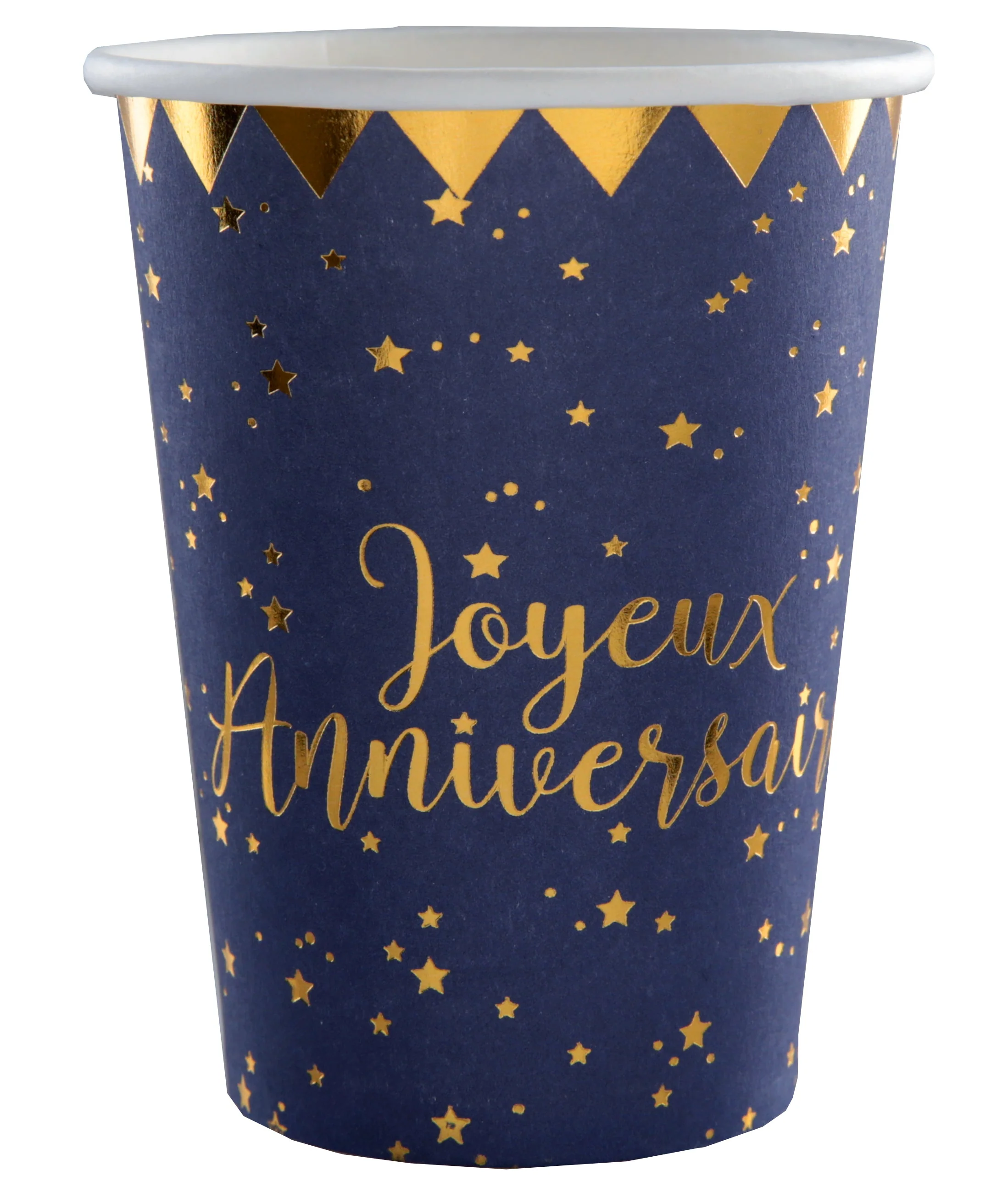 Elegant Blue Paper Cups - Perfect Trendsetter for Anniversaries & Birthday Parties