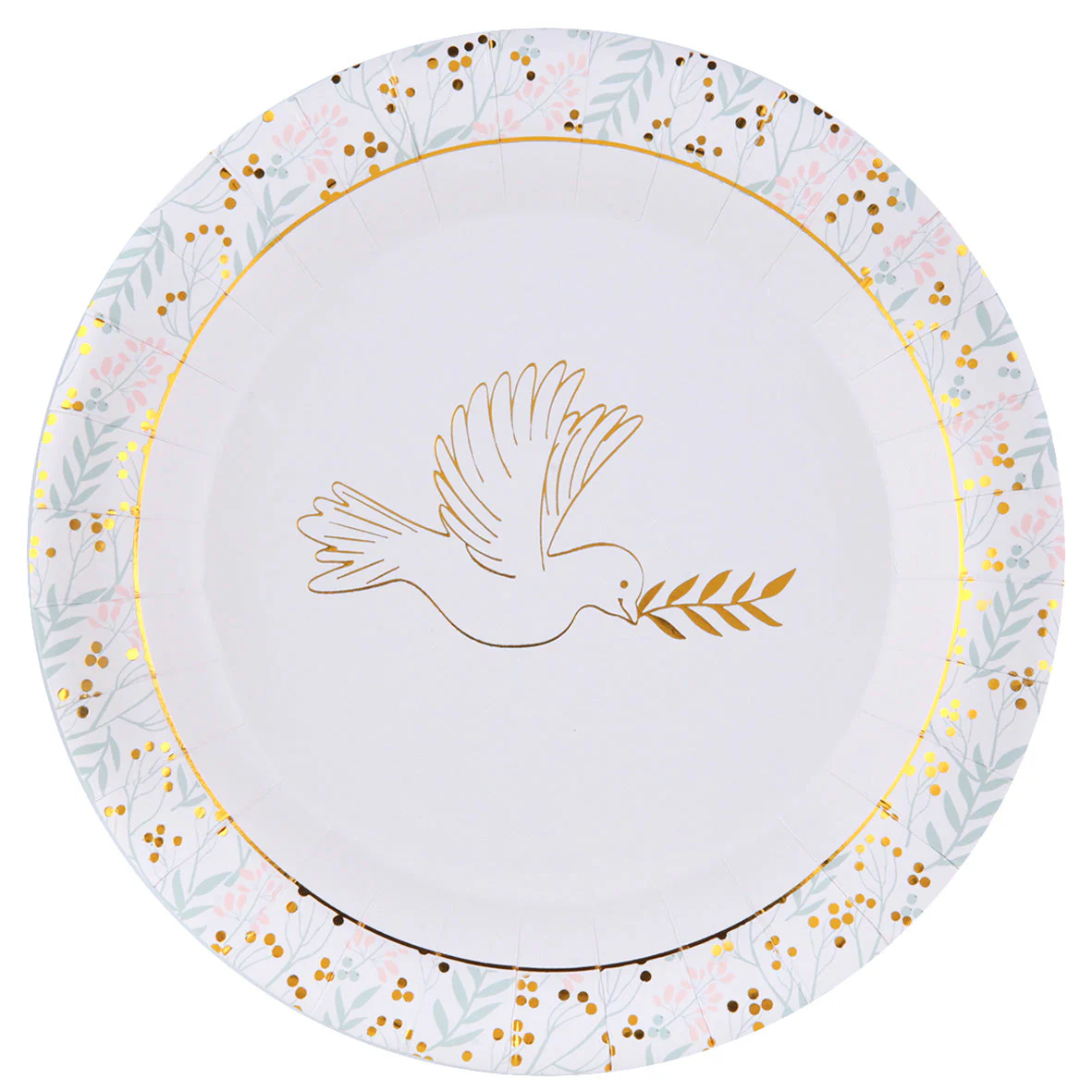 First Communion Dinner Plates - Trendy Party Supplies for Elegant Celebrations