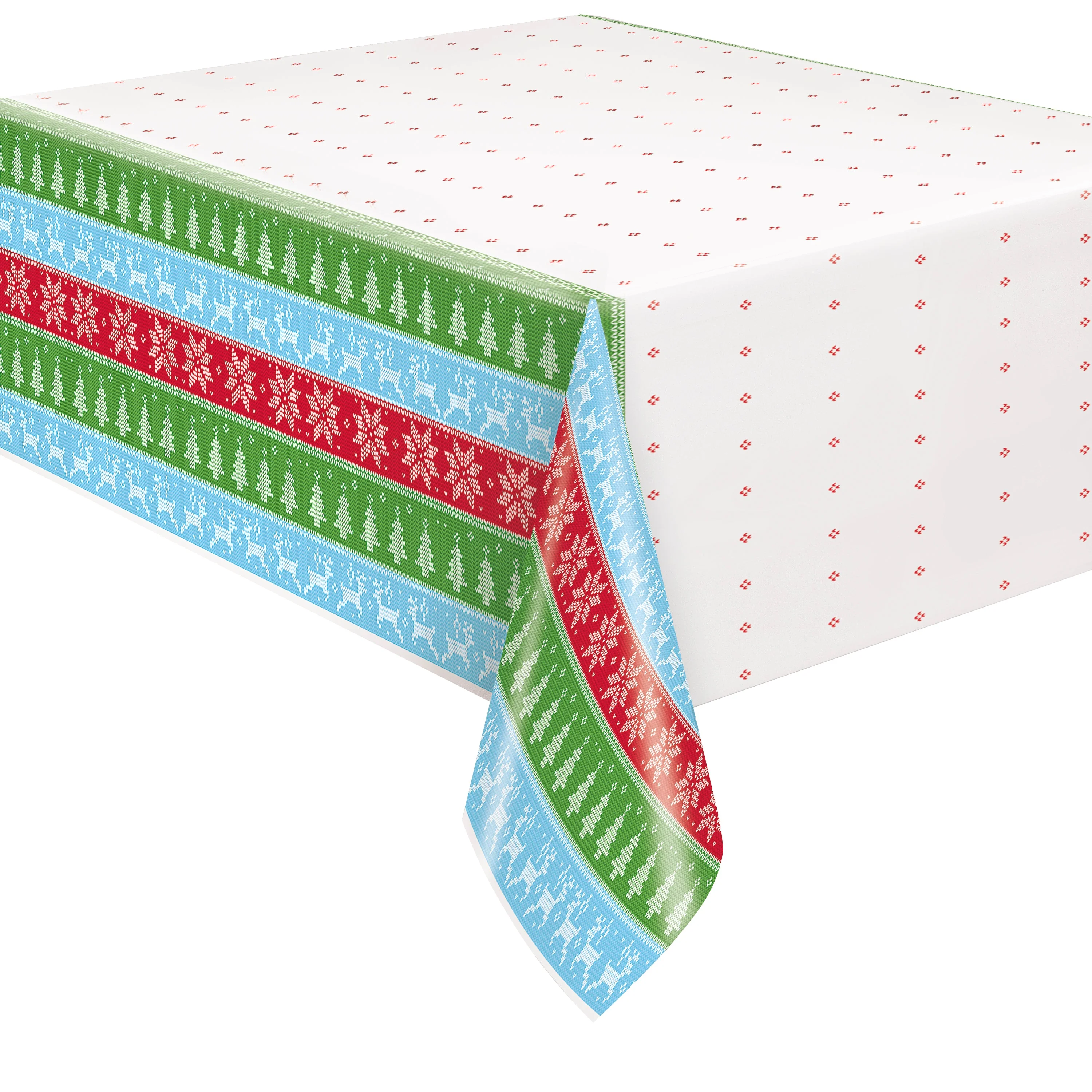 Deck the Halls with Ugly Sweaters Tablecover �C Festive Fun in Every Thread!