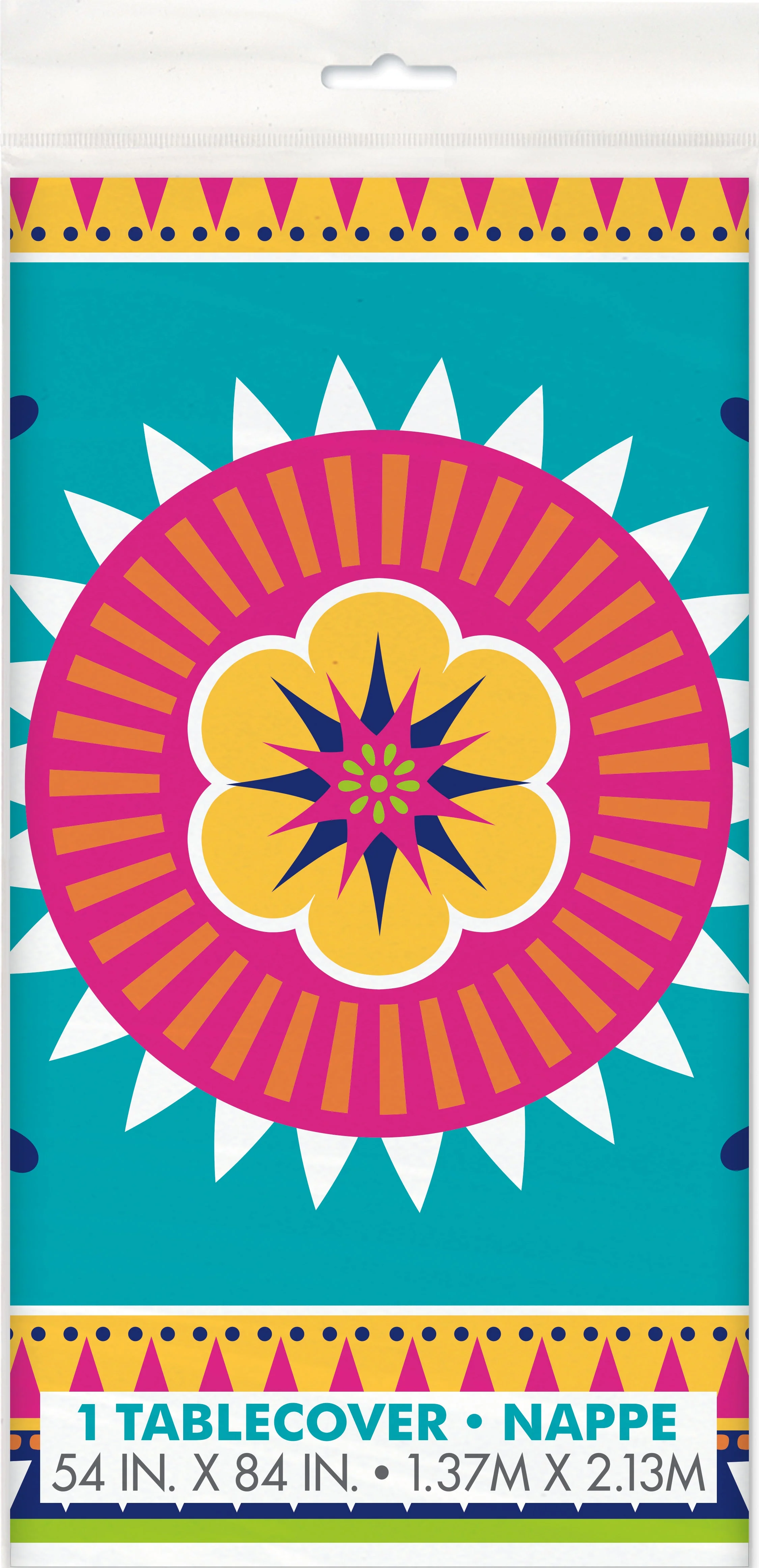 Boho Fiesta Birthday Bash: Easy-Setup Tablecloth - Party Elegance at an Affordable Price