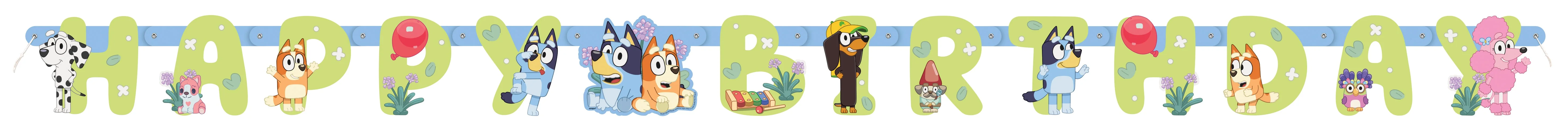 Bluey Birthday Banner - Easy Setup & Affordable Fun for Kids�� Parties!