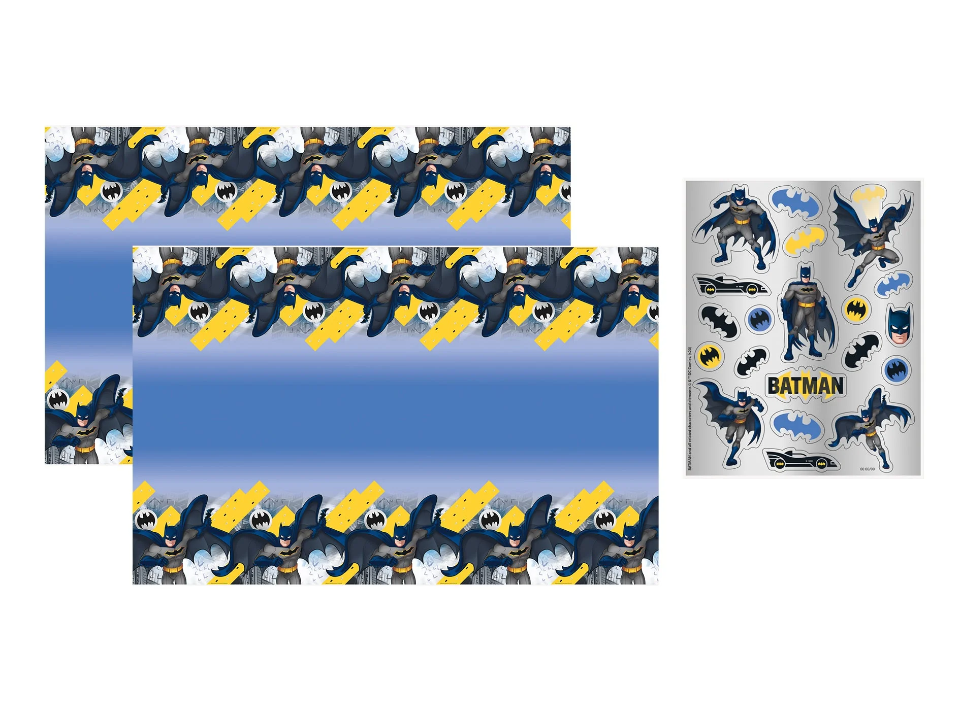 Batman Birthday Blast- 102pc Party Bundle, Unbeatable Value, Official Licensed Gear