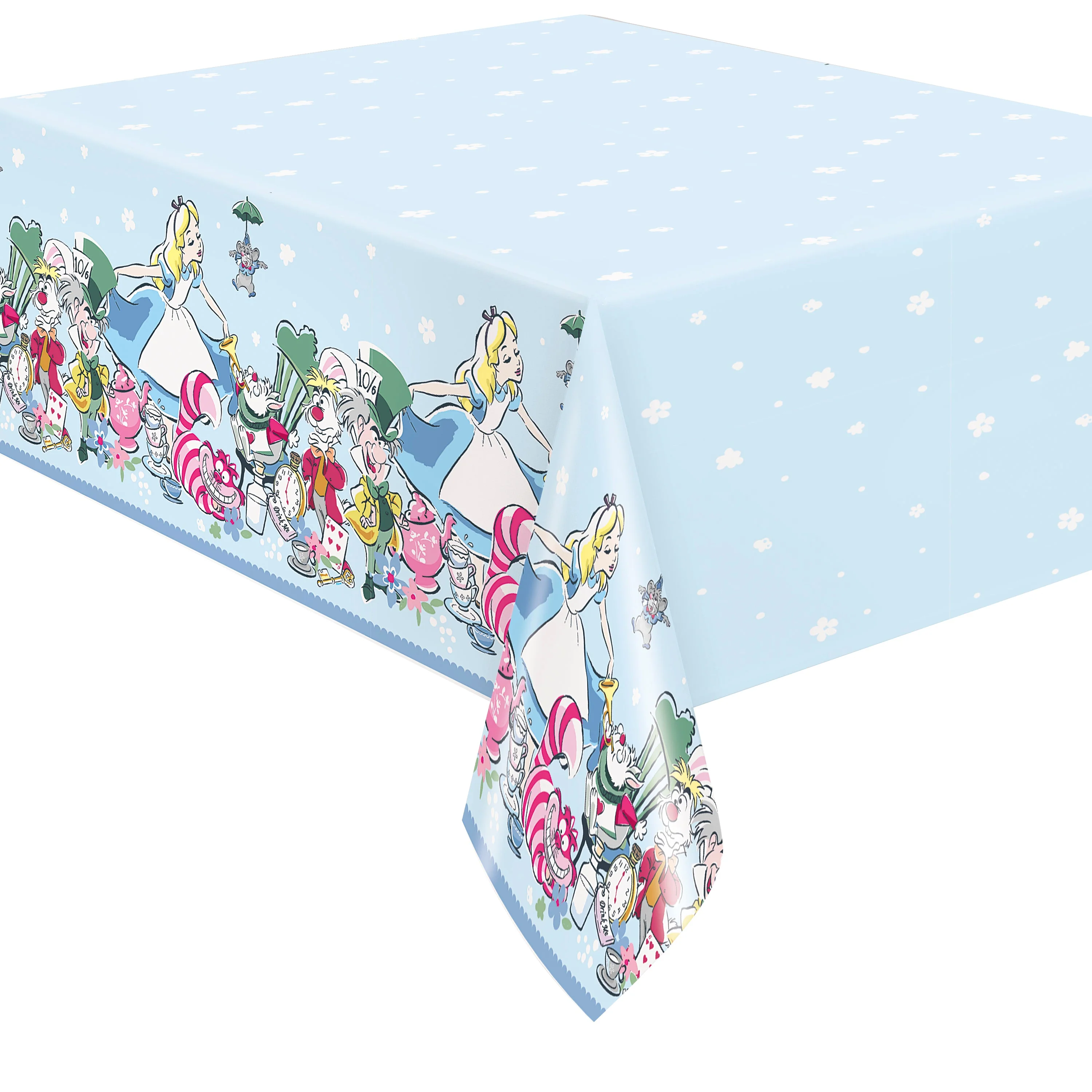 Whimsical Wonderland Tablecover �C Dive Down the Party Rabbit Hole!