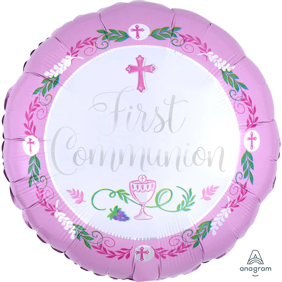 First Communion Shimmering Foil Balloon - 18