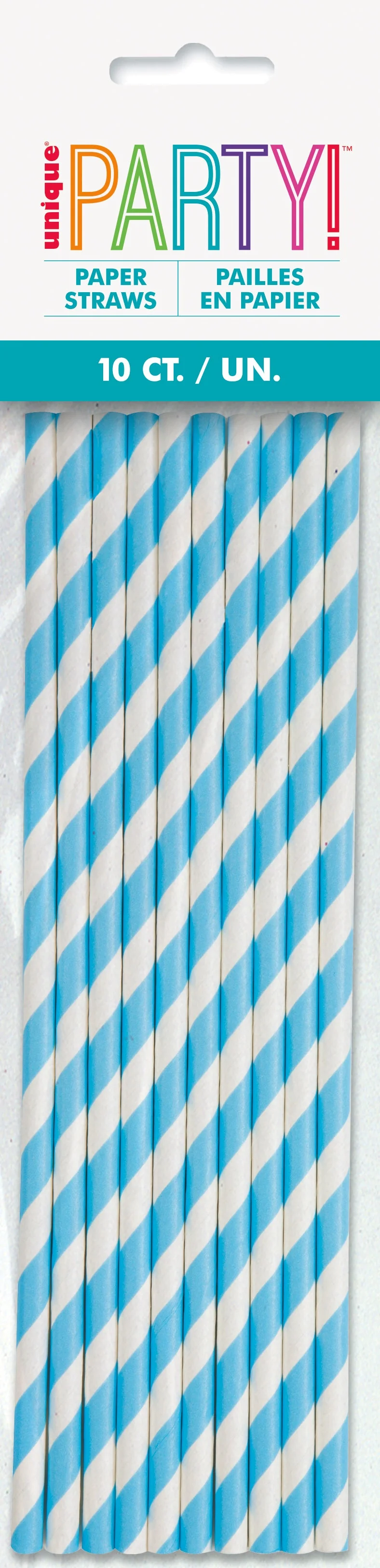 Powder Blue Paper Straws �C Perfect Touch for Birthday Celebrations!