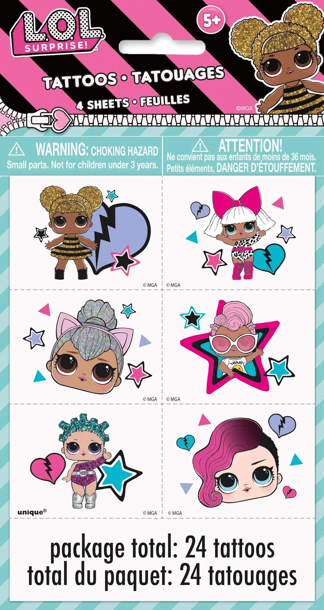 Lol Surprise Tattoos - Unleash the Glam and Sparkle with Your Favorite Dolls!