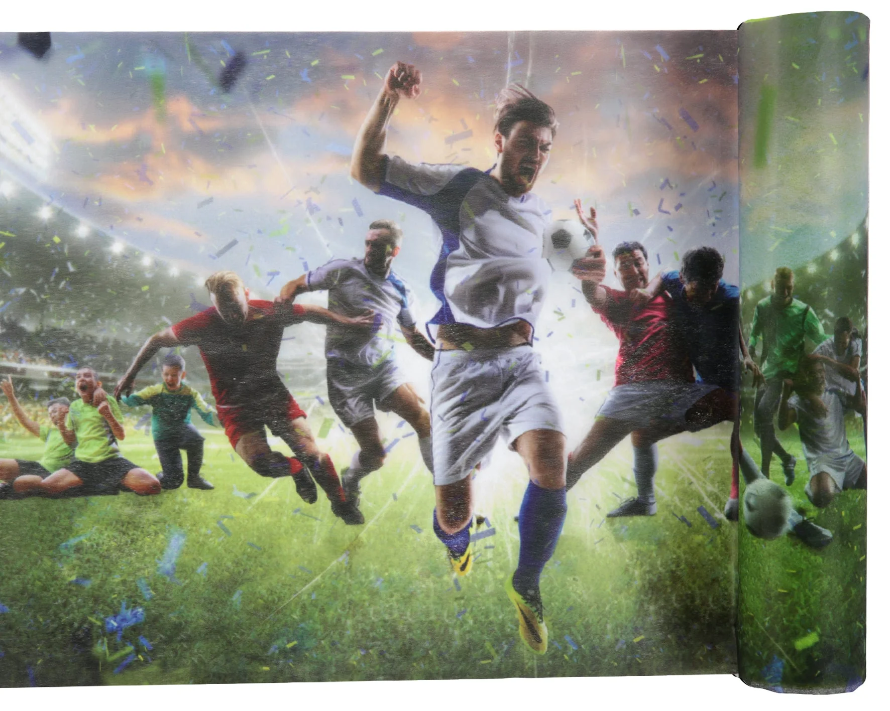 World Champion Theme Party-Exclusive Multicolor Table Runner for Stylish Elegance