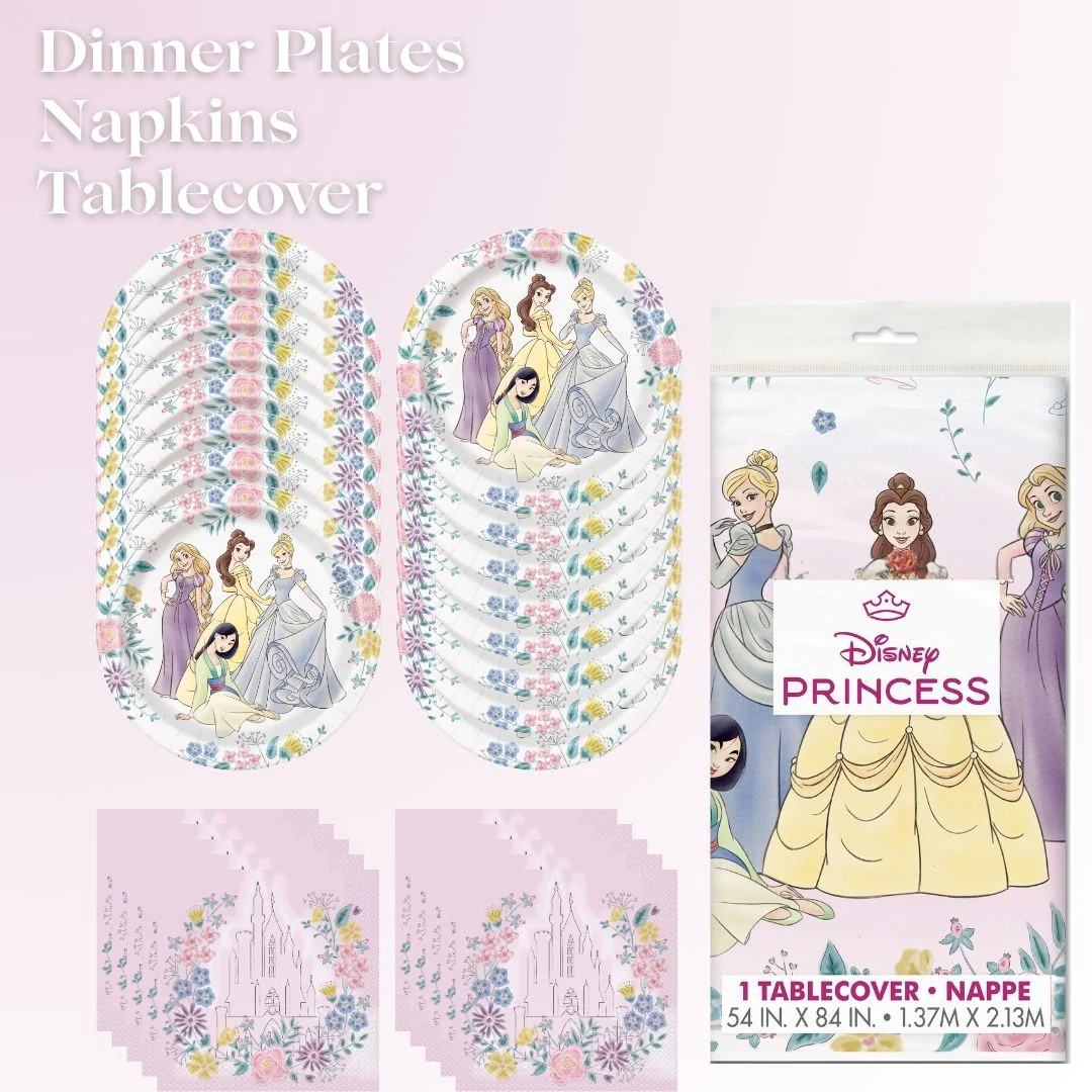 Disney Princesses 2 Bundle: 33 Party Supplies for Magical Birthdays!